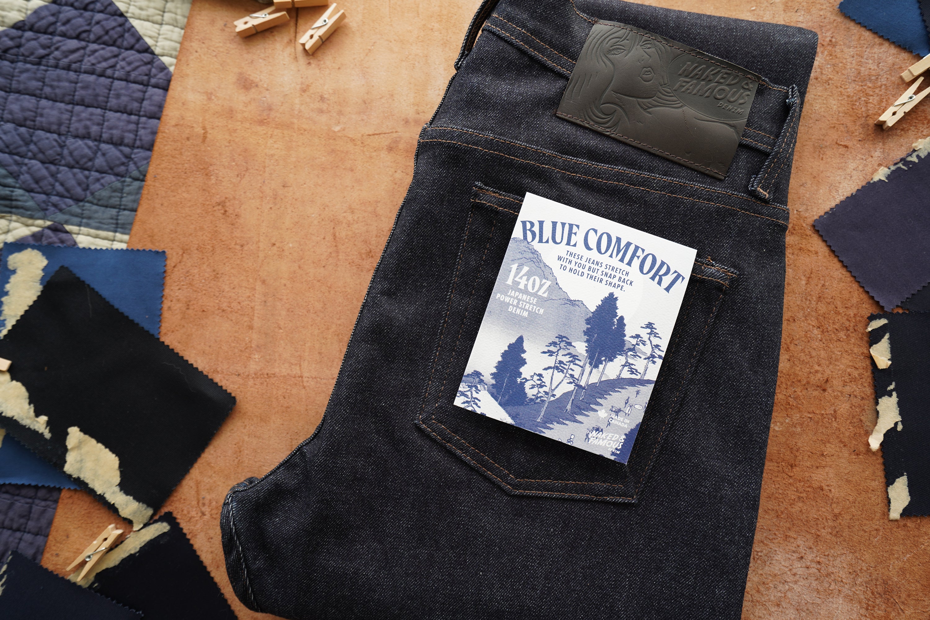 Naked & Famous Denim | Blue Comfort Stretch Collection