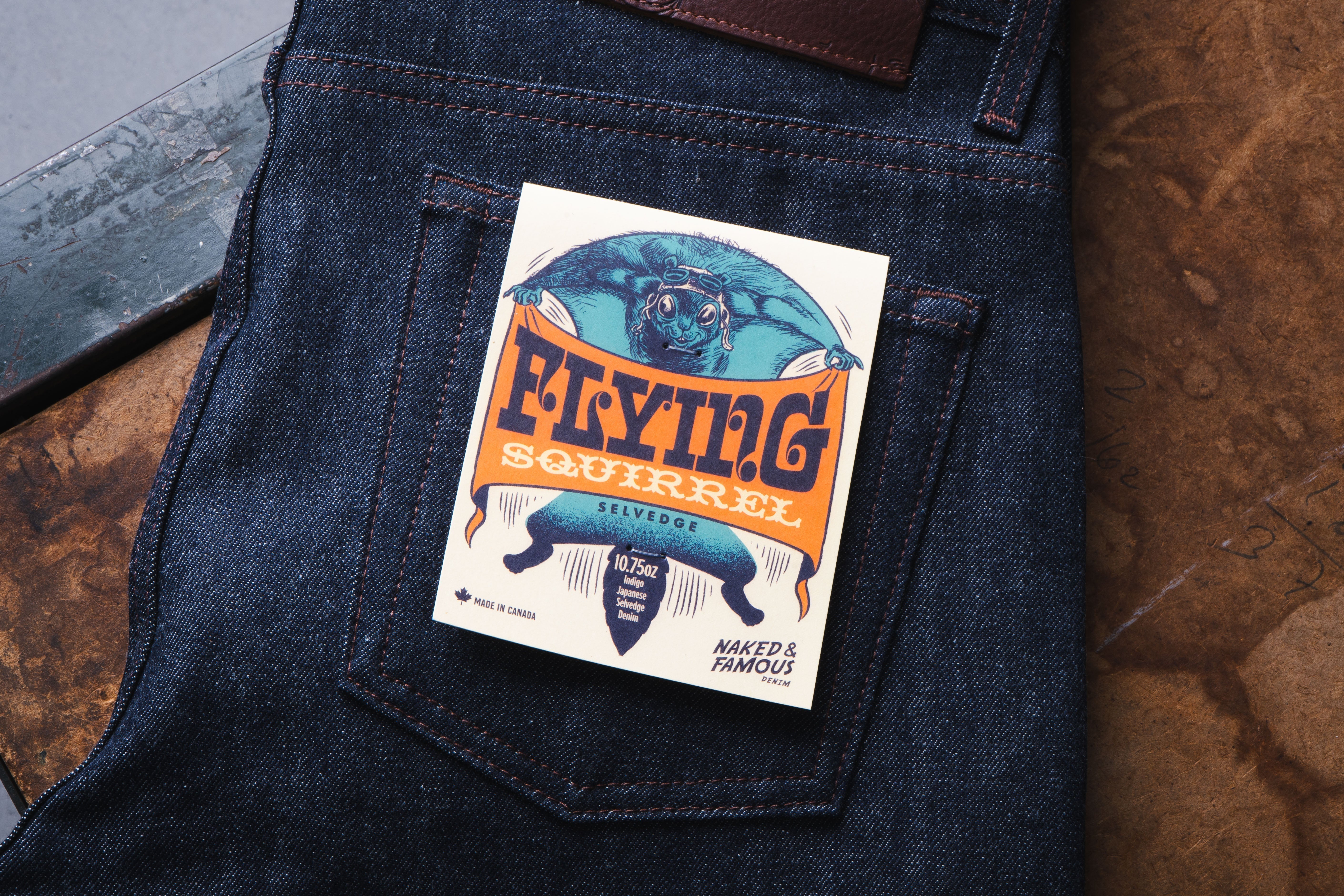 Flying Squirrel Selvedge: Lightweight, Full of Character