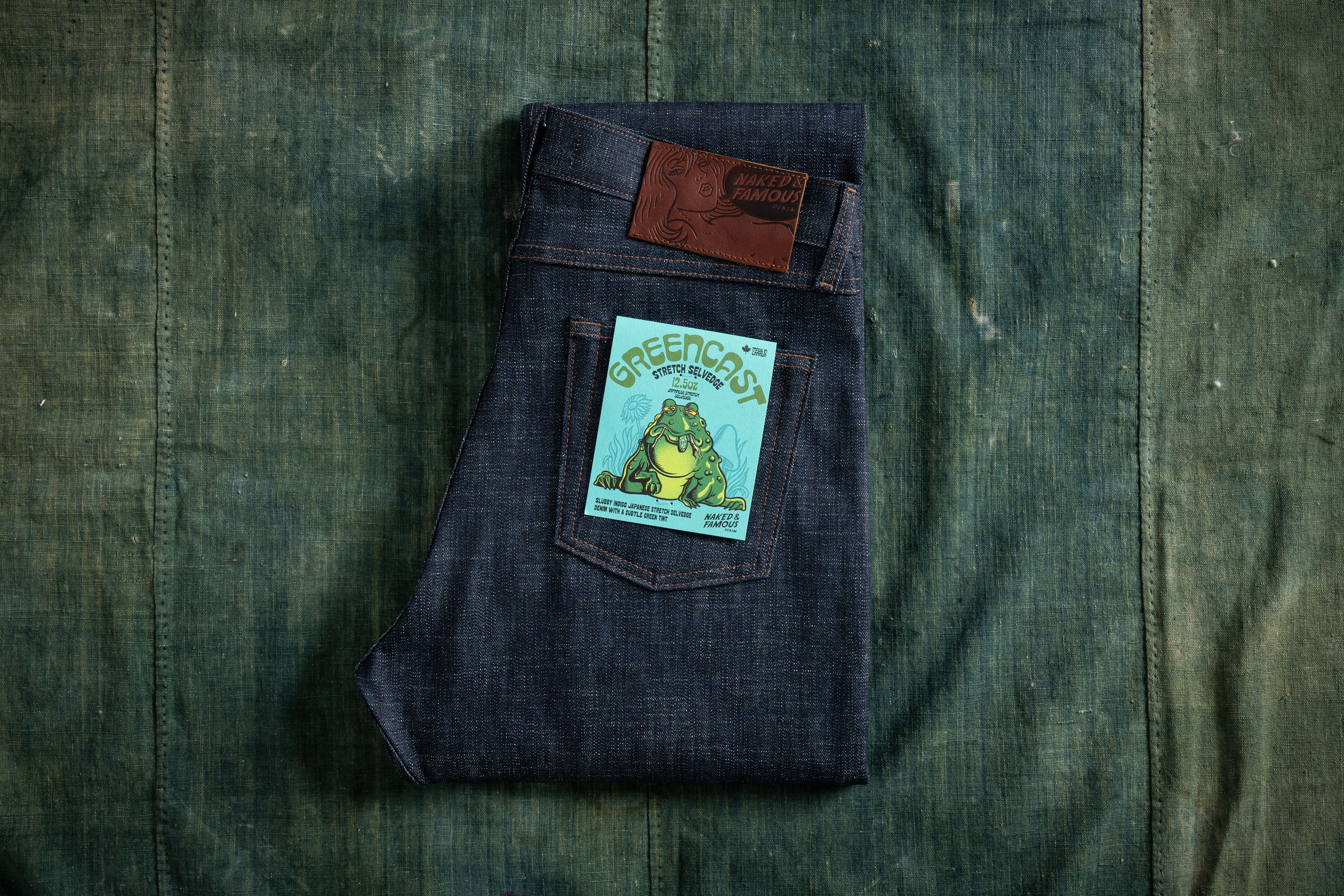 Now You See It 🐸 Greencast Stretch Selvedge