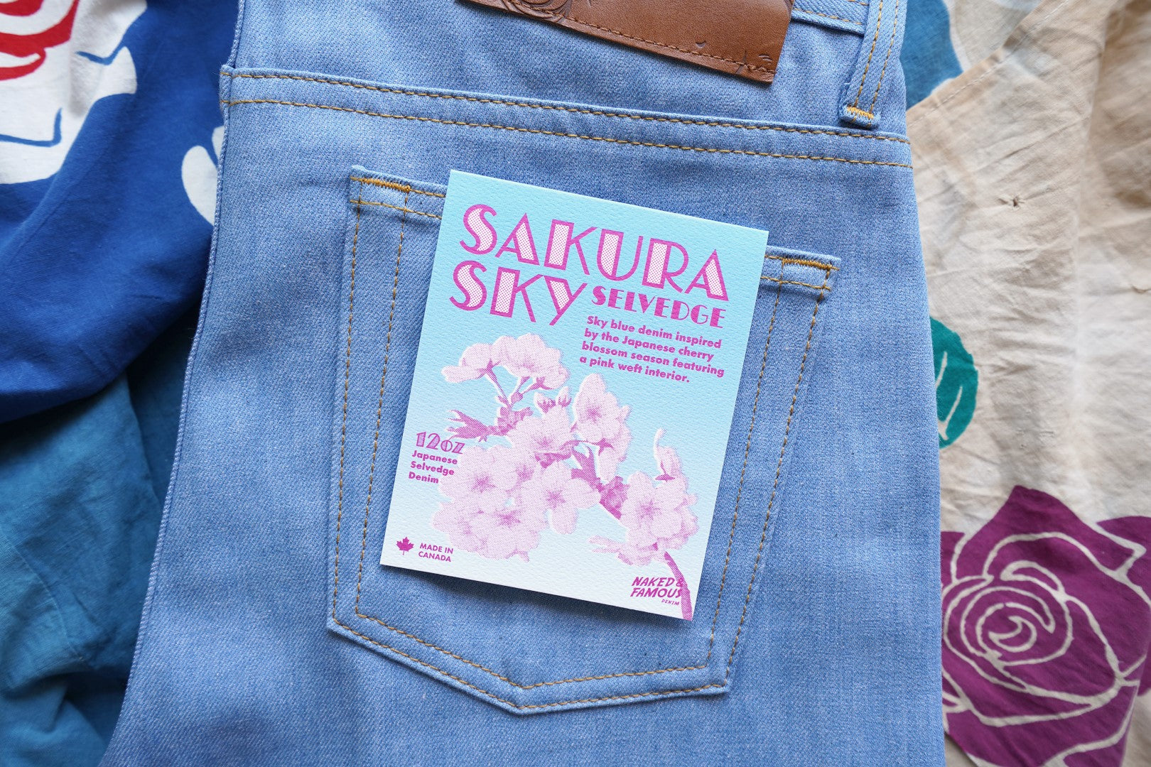 Sakura Sky Selvedge