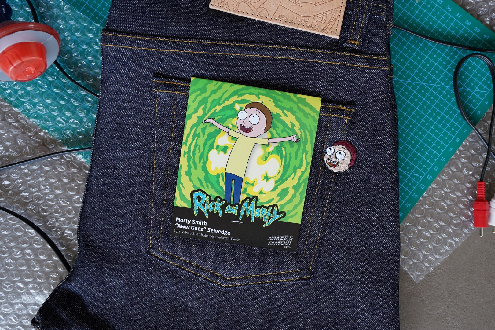 Morty Smith "Aww Geez" Selvedge