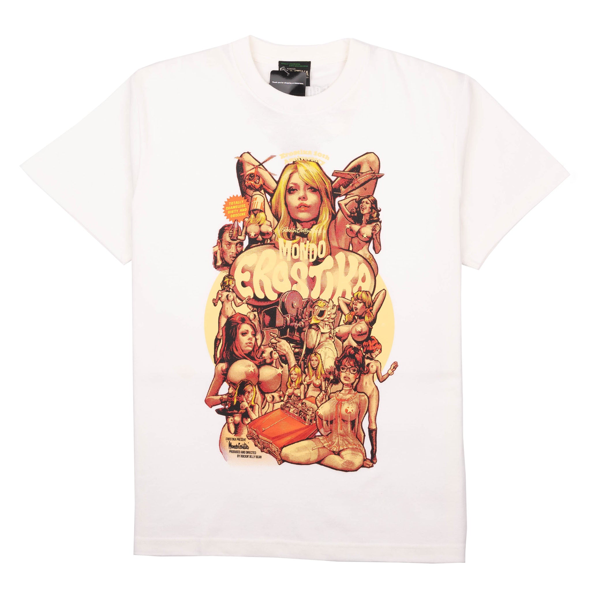 Mondo Erostika T-Shirt - Off White by Erostika by Rockin'Jelly Bean