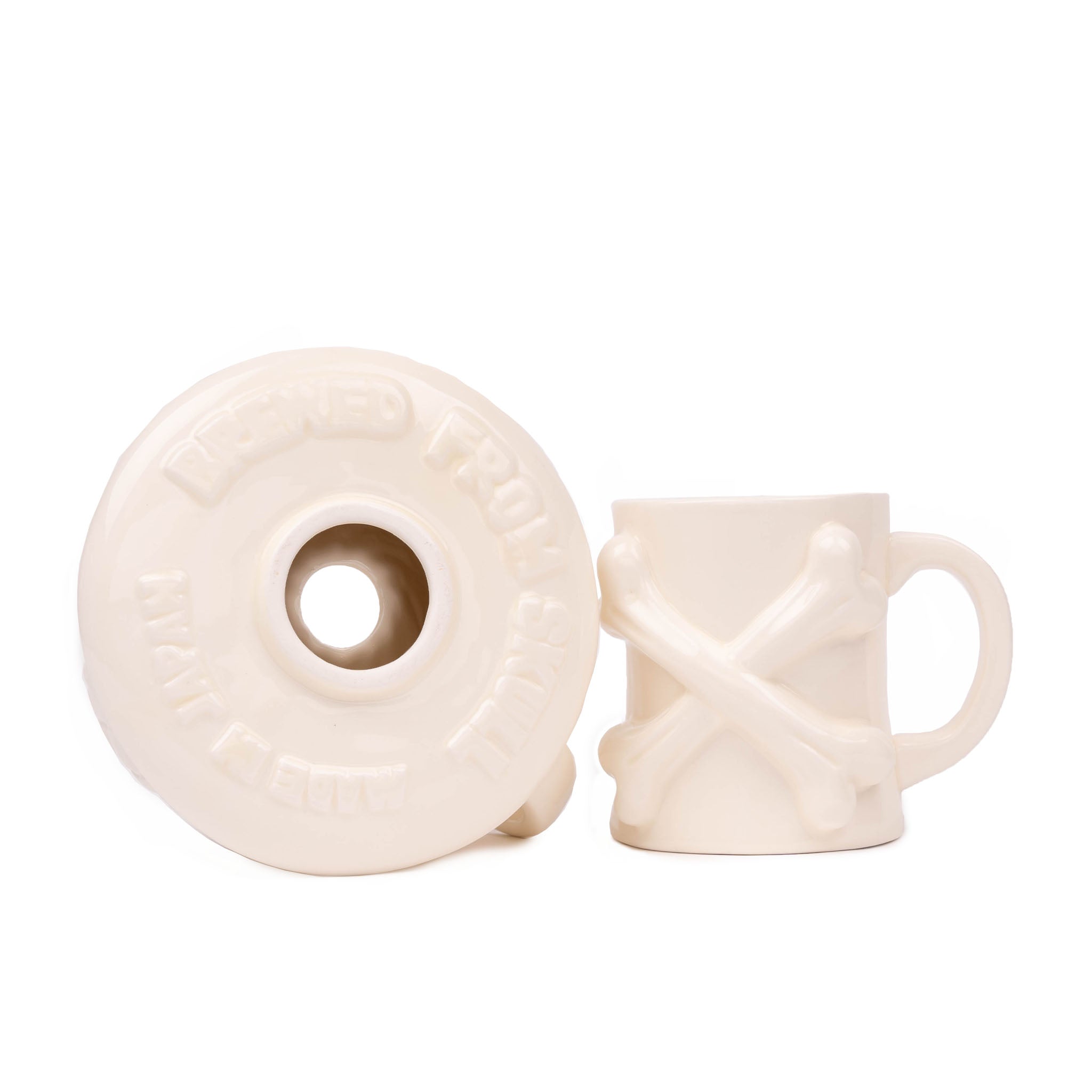 Hellish Coffee Dripper & Mug Set - White by Erostika by Rockin'Jelly Bean
