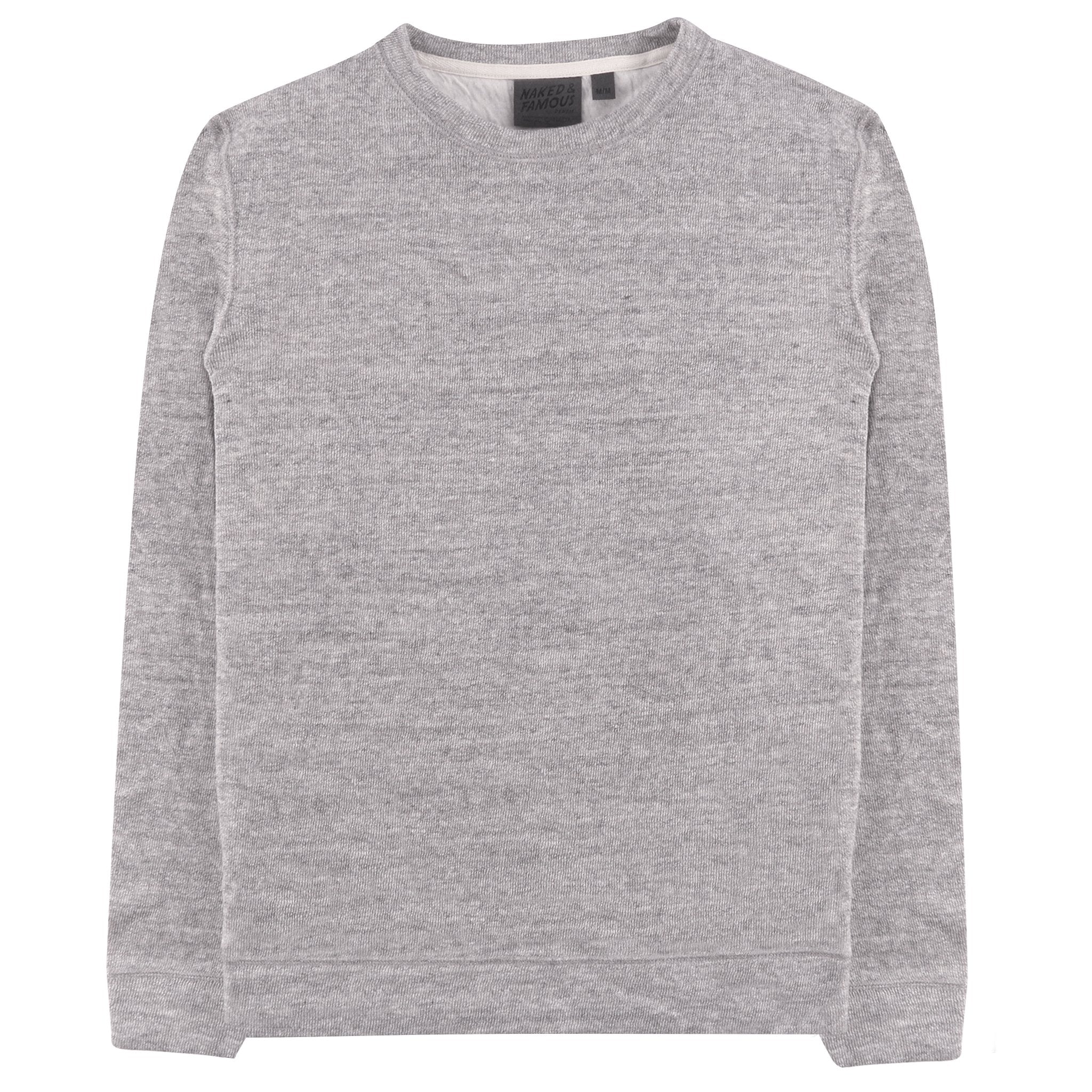 Slim Crew - Vintage Doubleface - Grey by Naked & Famous Denim