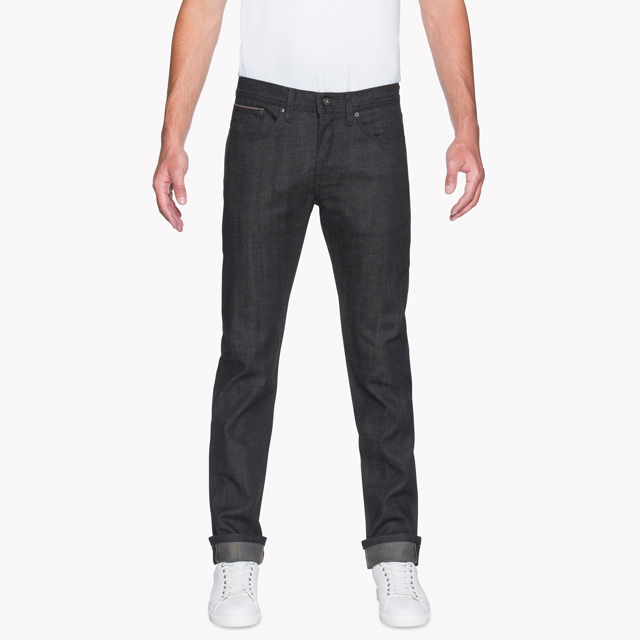 Weird Guy - Black x Grey Stretch Selvedge by Naked & Famous Denim