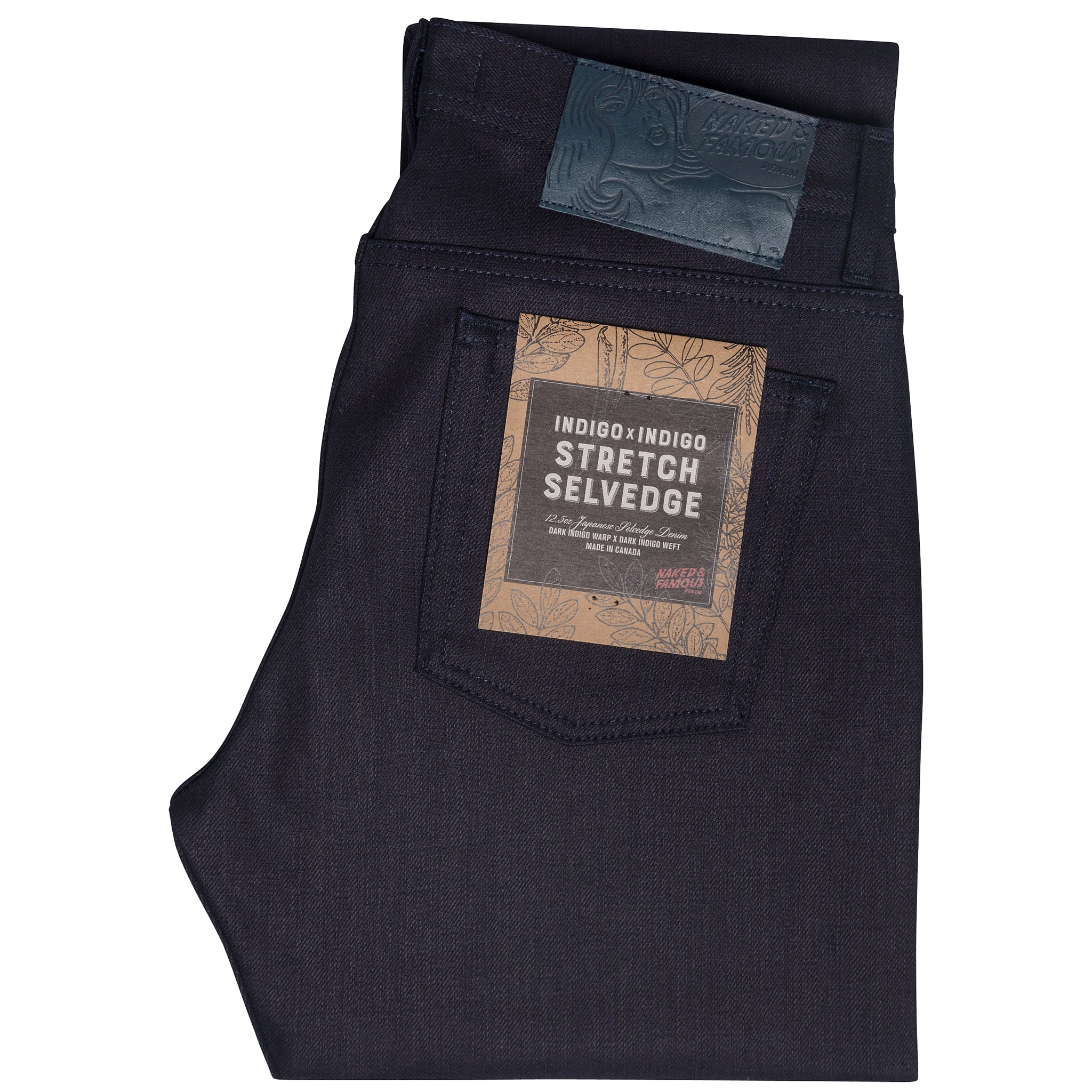 Weird Guy - Indigo / Indigo Stretch Selvedge by Naked & Famous Denim