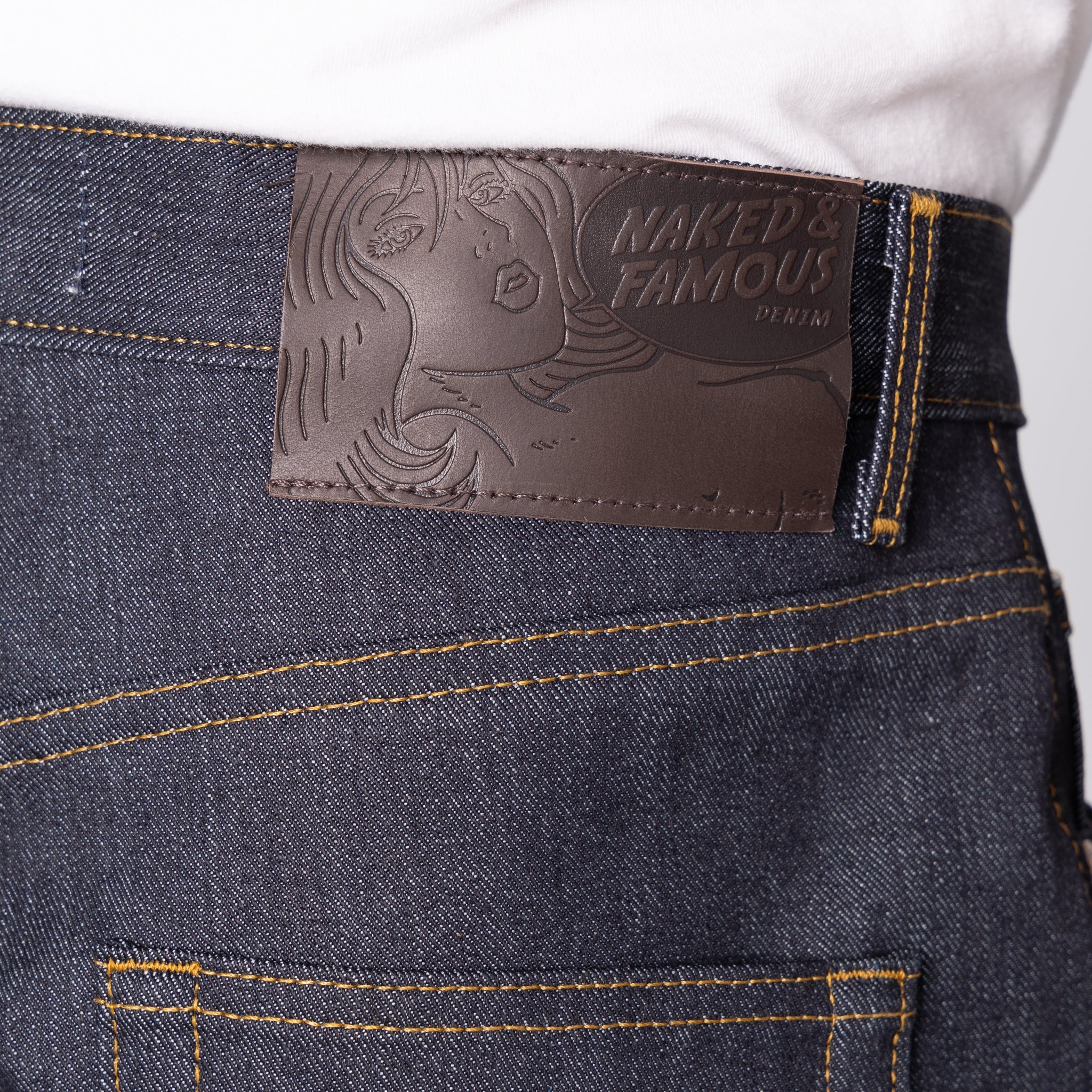 Easy Guy - Left Hand Twill Selvedge - 36" Long Inseam by Naked & Famous Denim