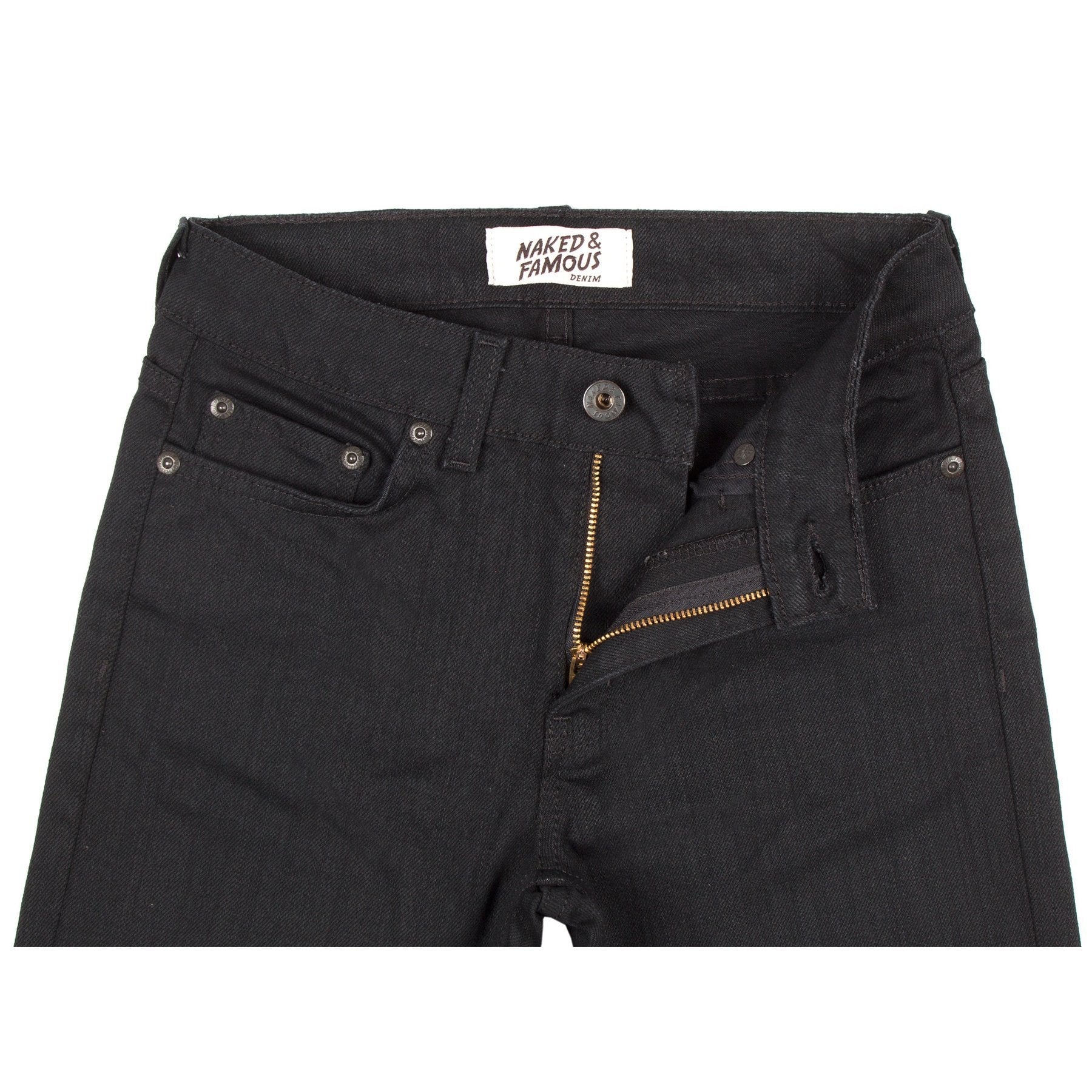 Women's - Skinny - Black Power Stretch by Naked & Famous Denim