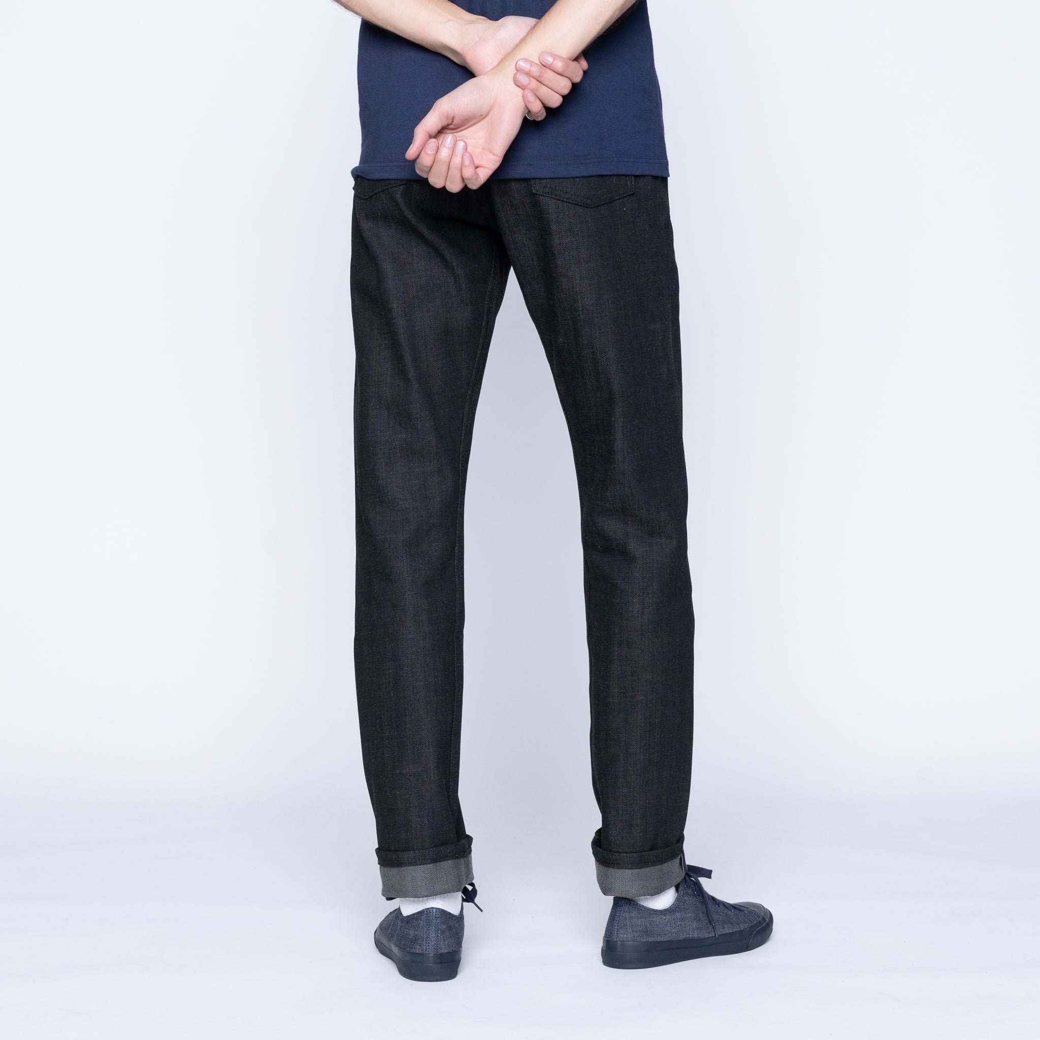 True Guy - Black x Grey Stretch Selvedge by Naked & Famous Denim