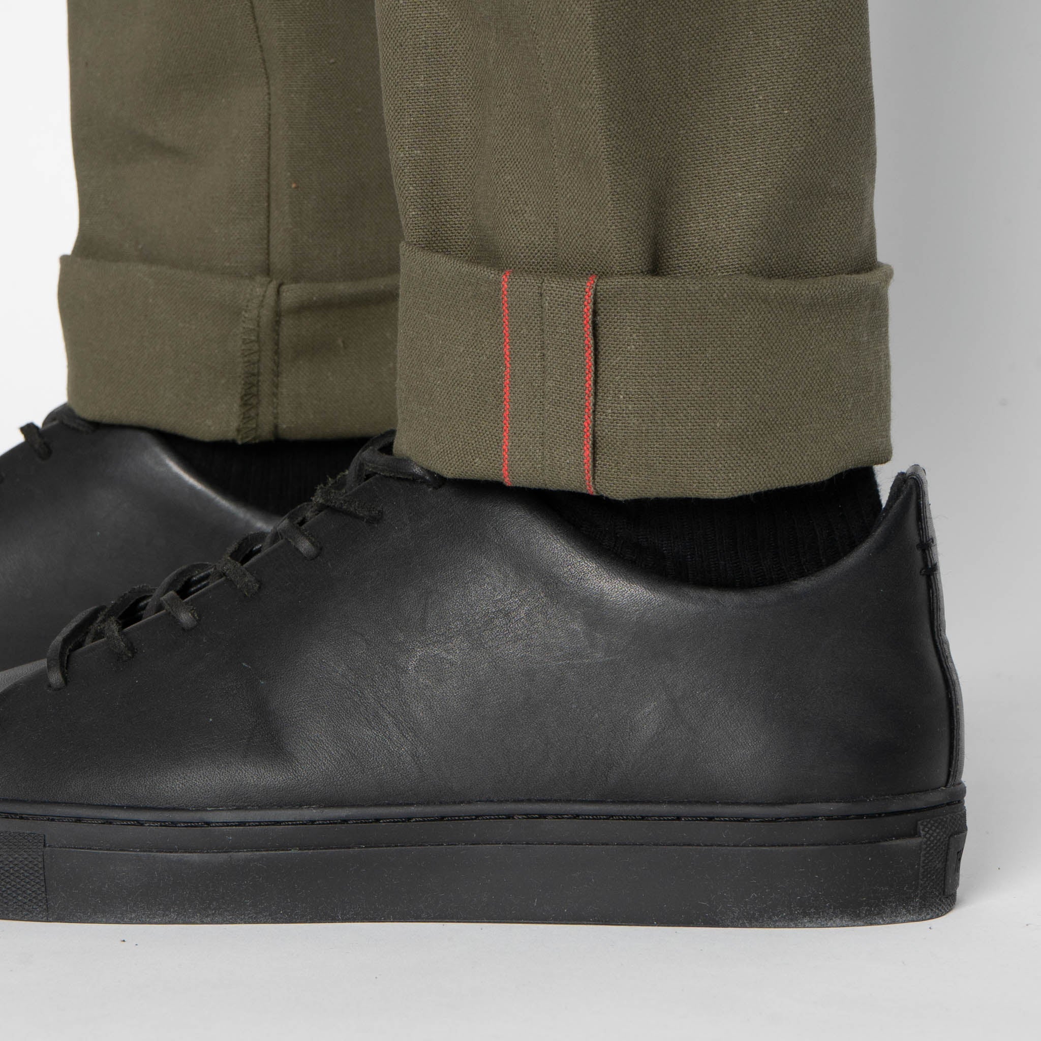 Super Guy - Army Green Duck Selvedge by Naked & Famous Denim