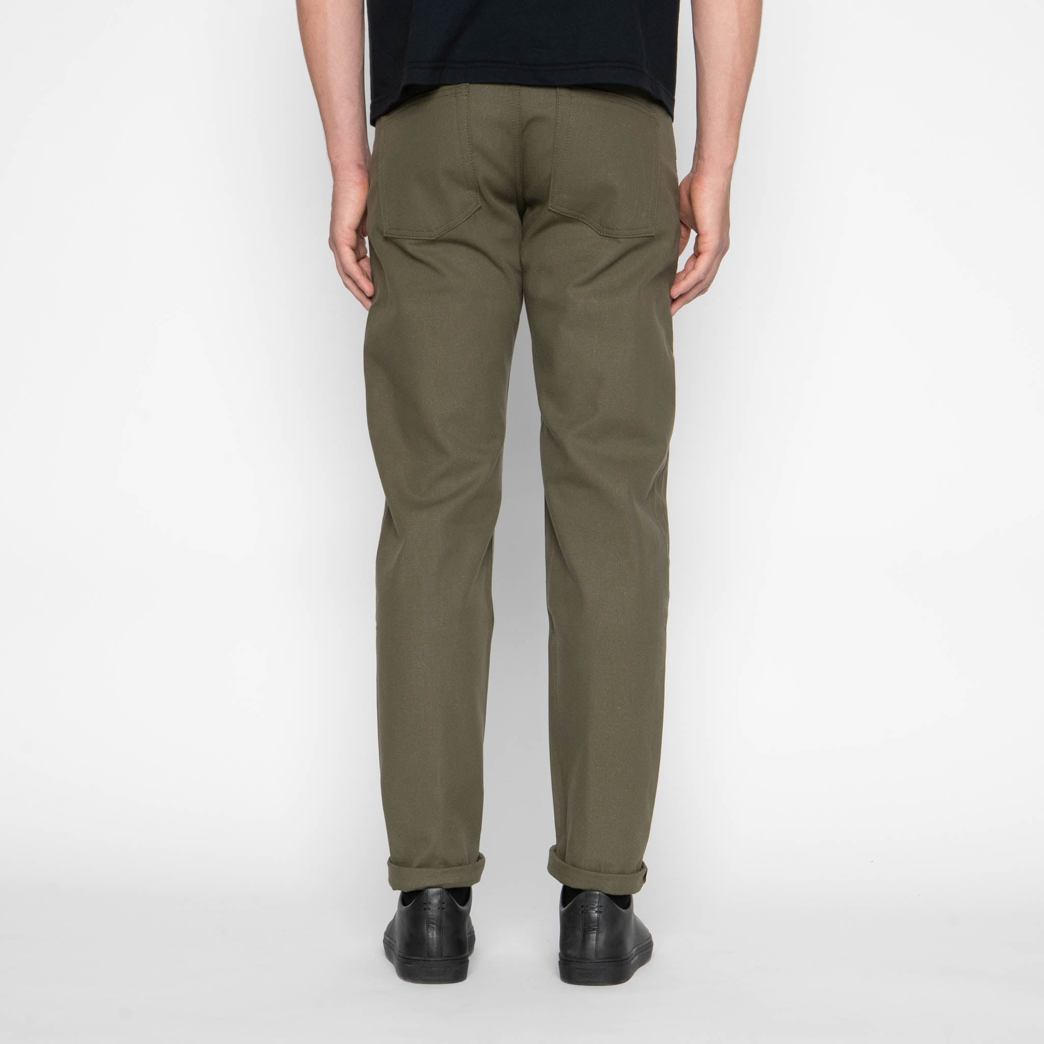 Easy Guy - Army Green Duck Selvedge by Naked & Famous Denim