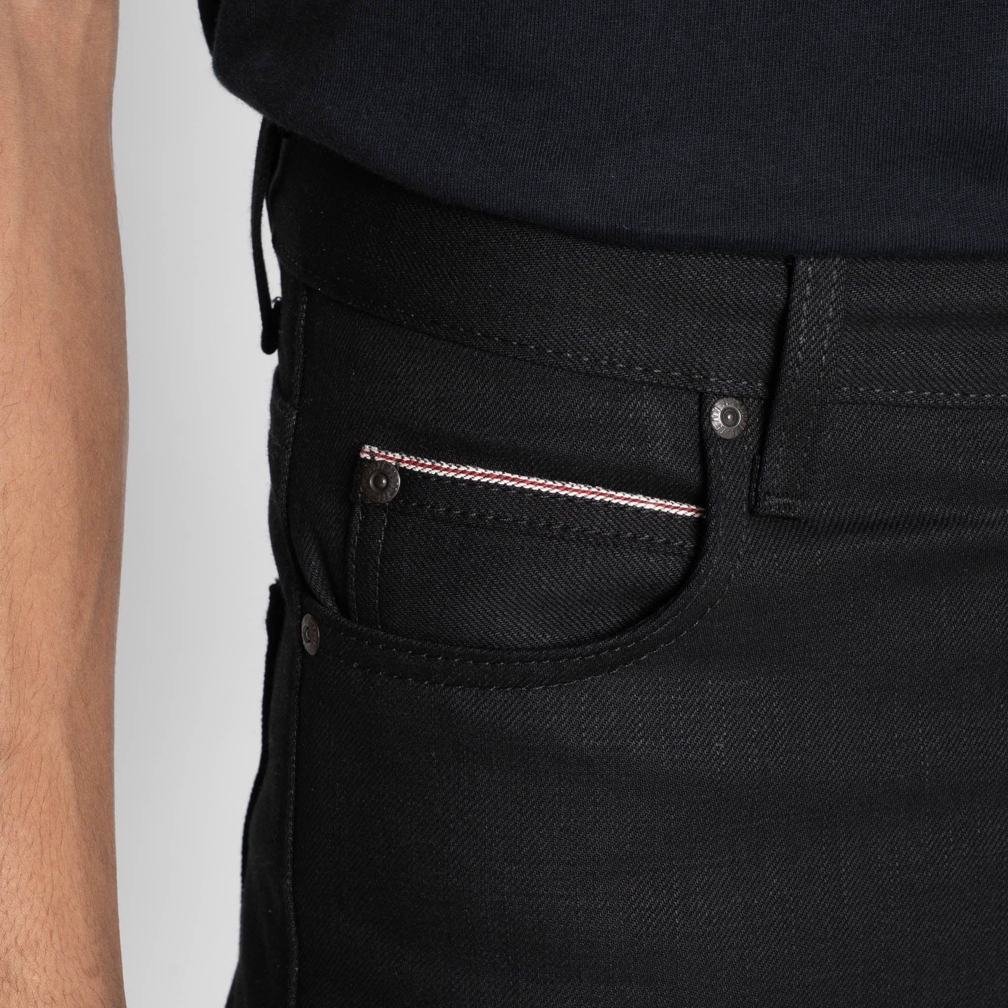 Super Guy - Solid Black Selvedge by Naked & Famous Denim
