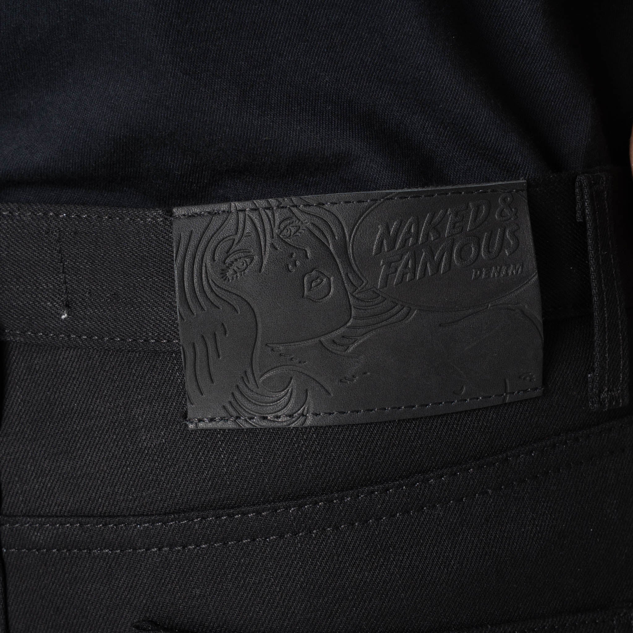 Super Guy - Solid Black Selvedge by Naked & Famous Denim
