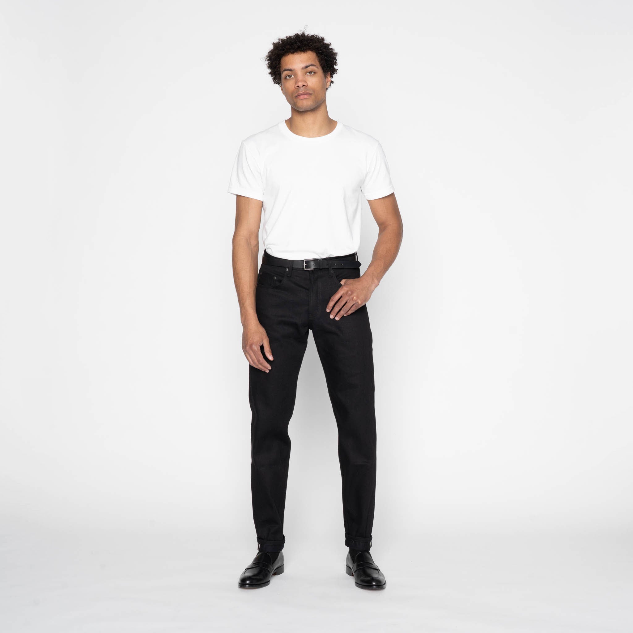 Easy Guy - Solid Black Selvedge by Naked & Famous Denim