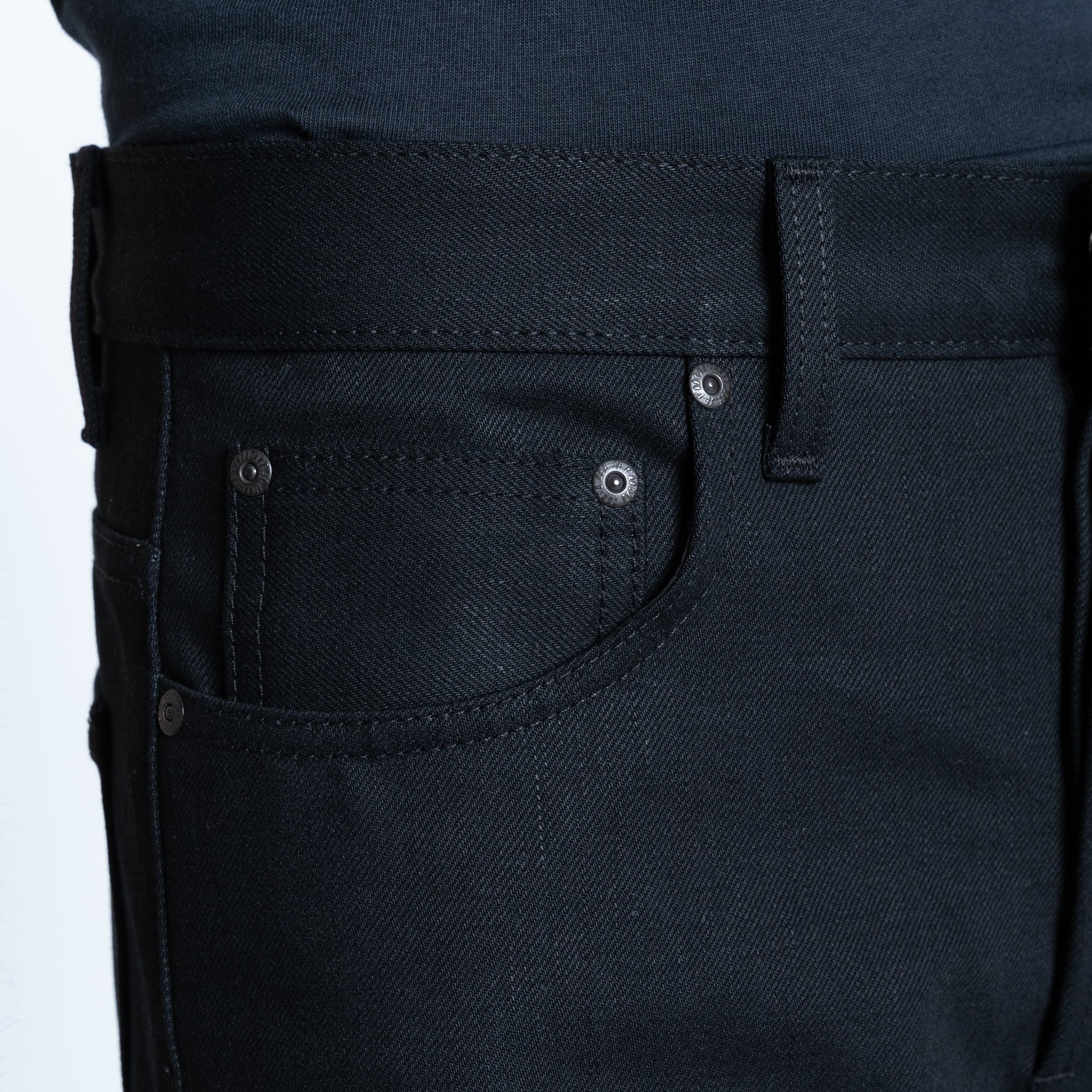 Groovy Guy - Solid Black Selvedge by Naked & Famous Denim
