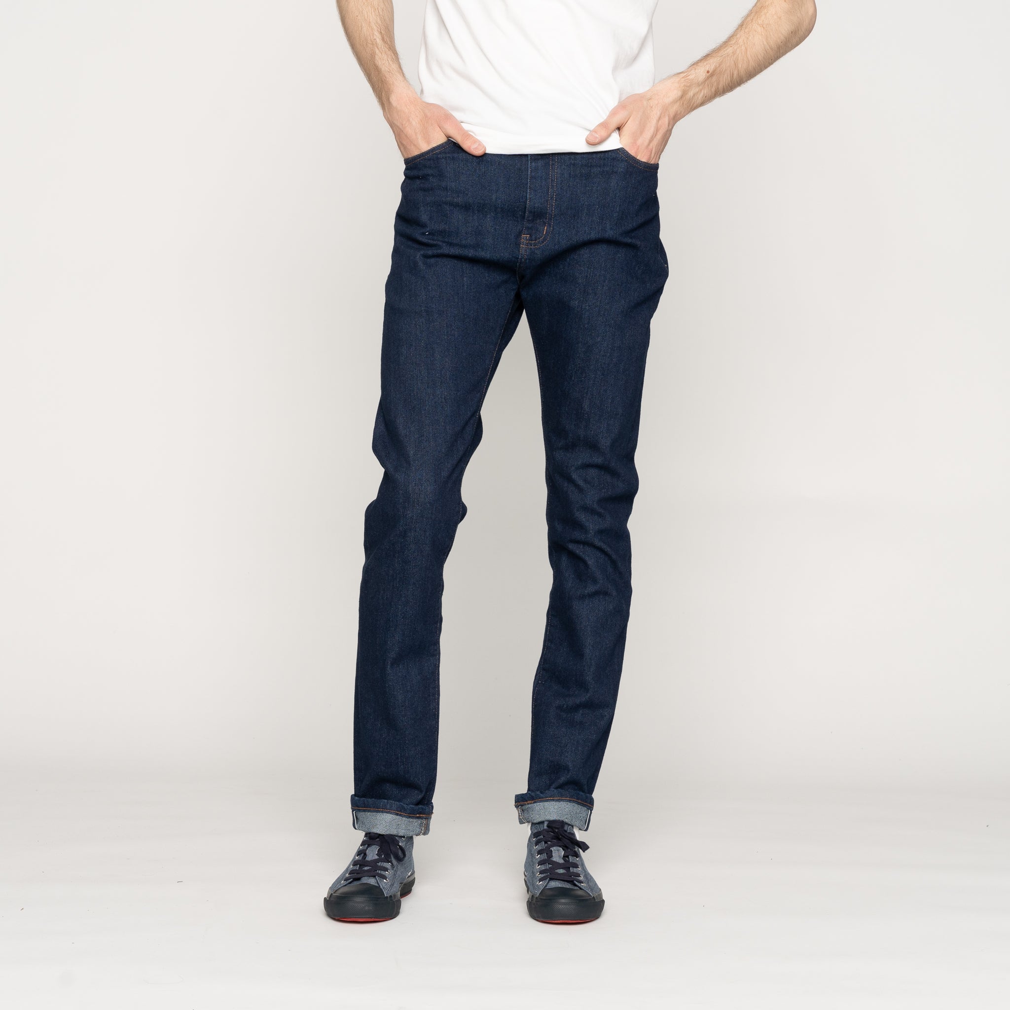 Stacked Guy - Blue Comfort Stretch Selvedge by Naked & Famous Denim