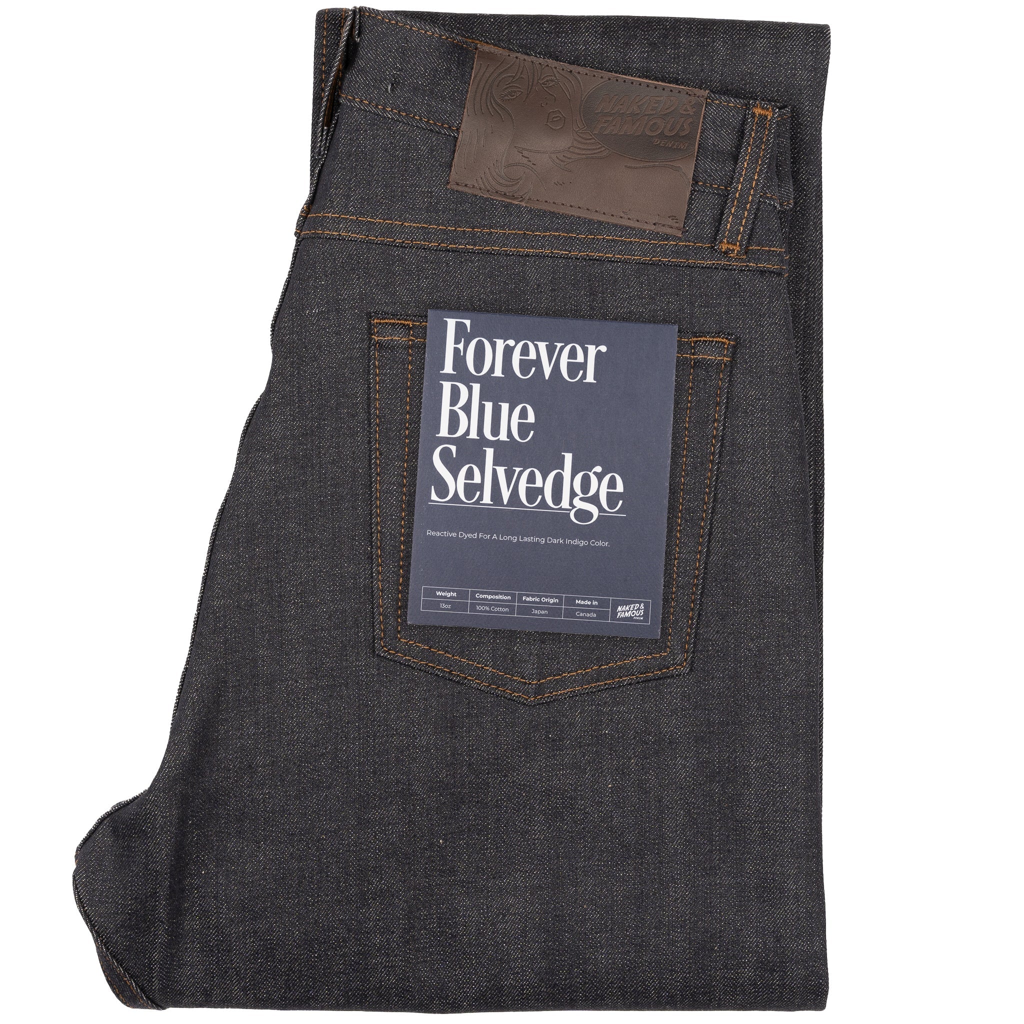 True Guy - Forever Blue Selvedge by Naked & Famous Denim