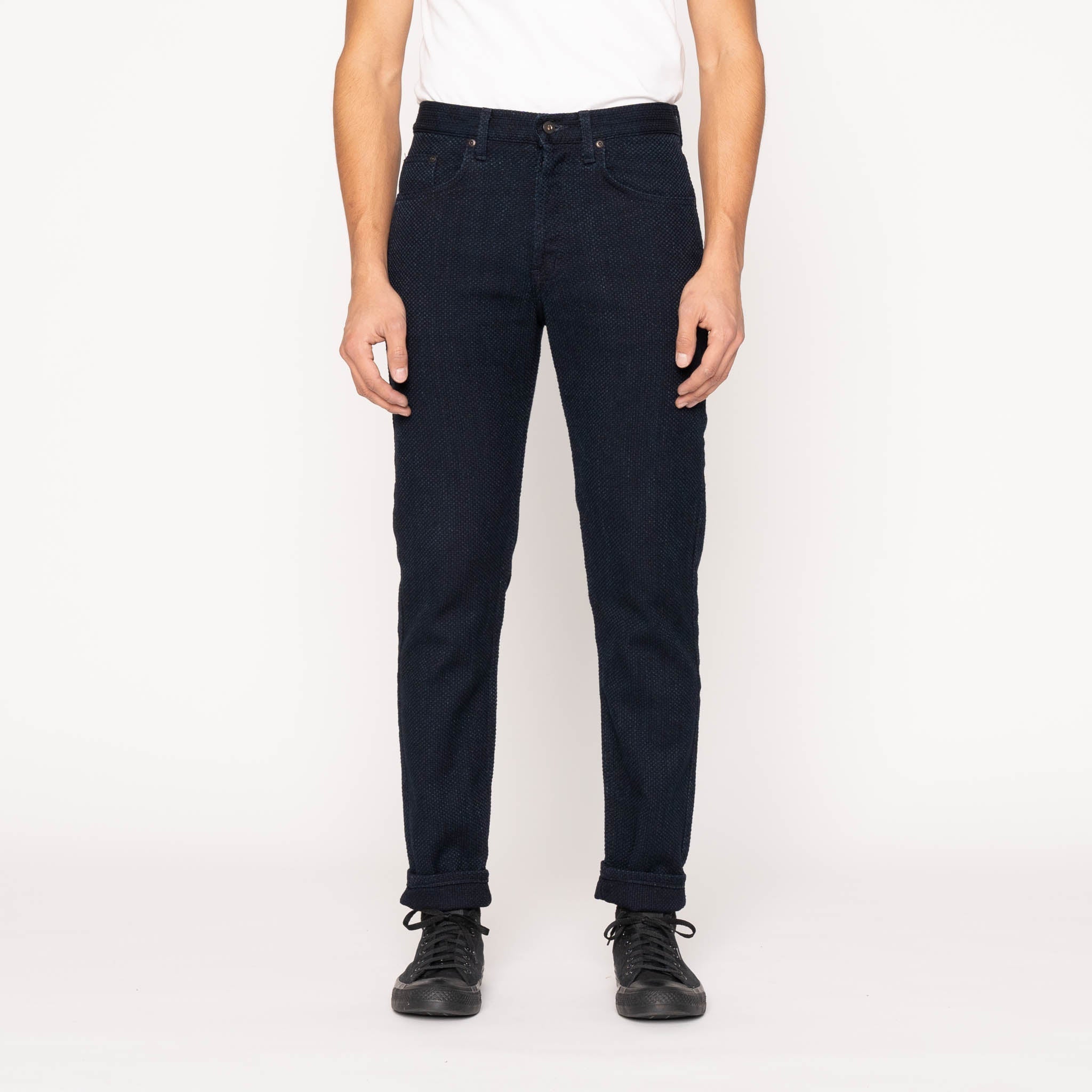 Easy Guy - Indigo Sashiko by Naked & Famous Denim