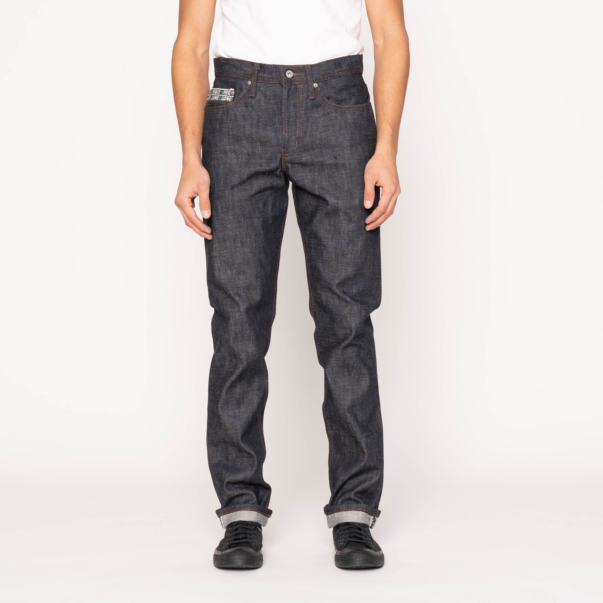 Weird Guy - Love & Peace Selvedge by Naked & Famous Denim