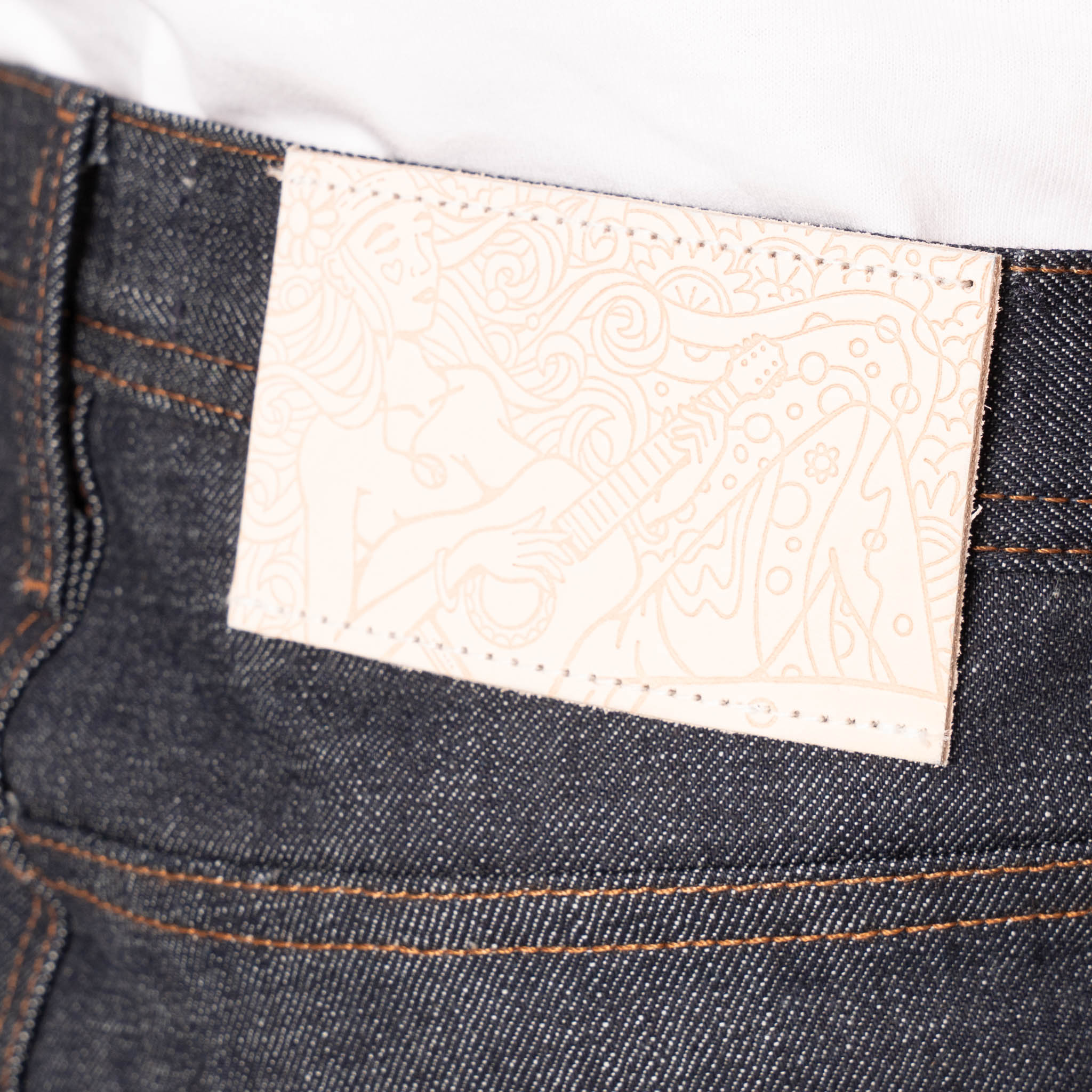 Weird Guy - Love & Peace Selvedge by Naked & Famous Denim