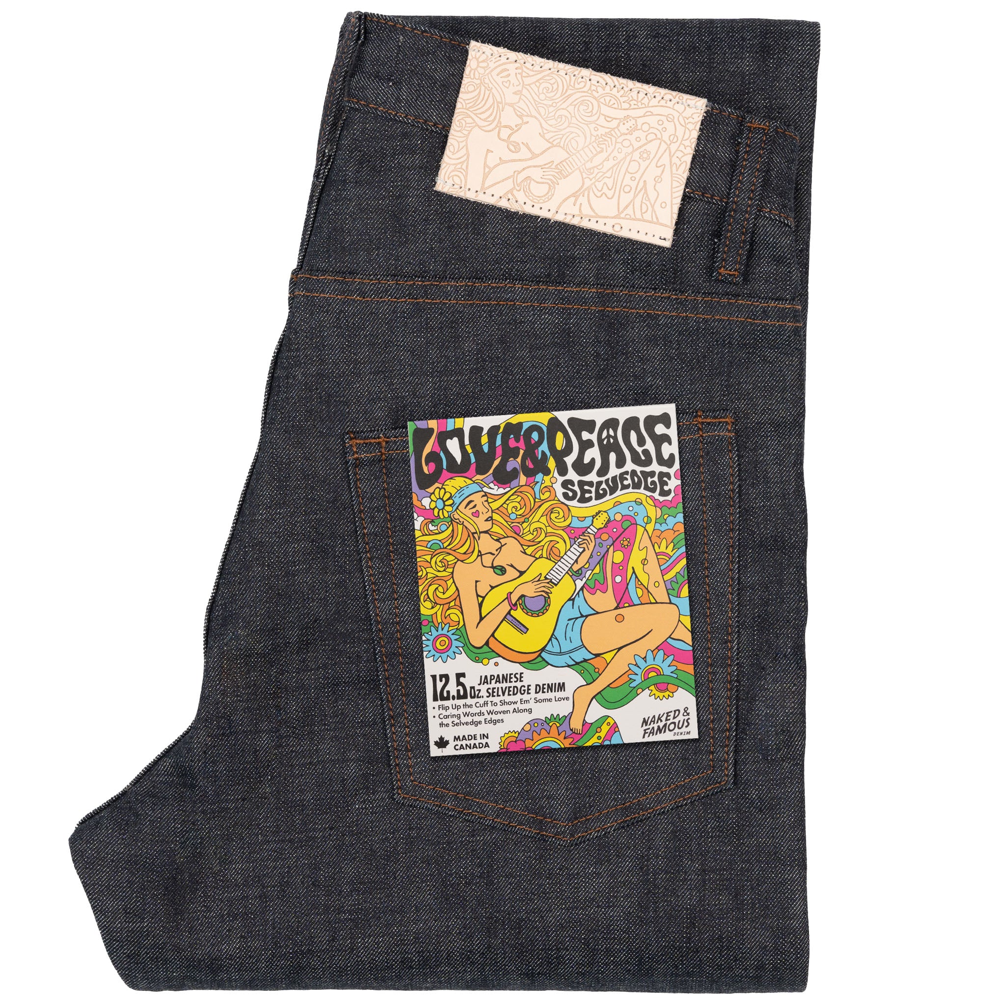 Easy Guy - Love & Peace Selvedge by Naked & Famous Denim