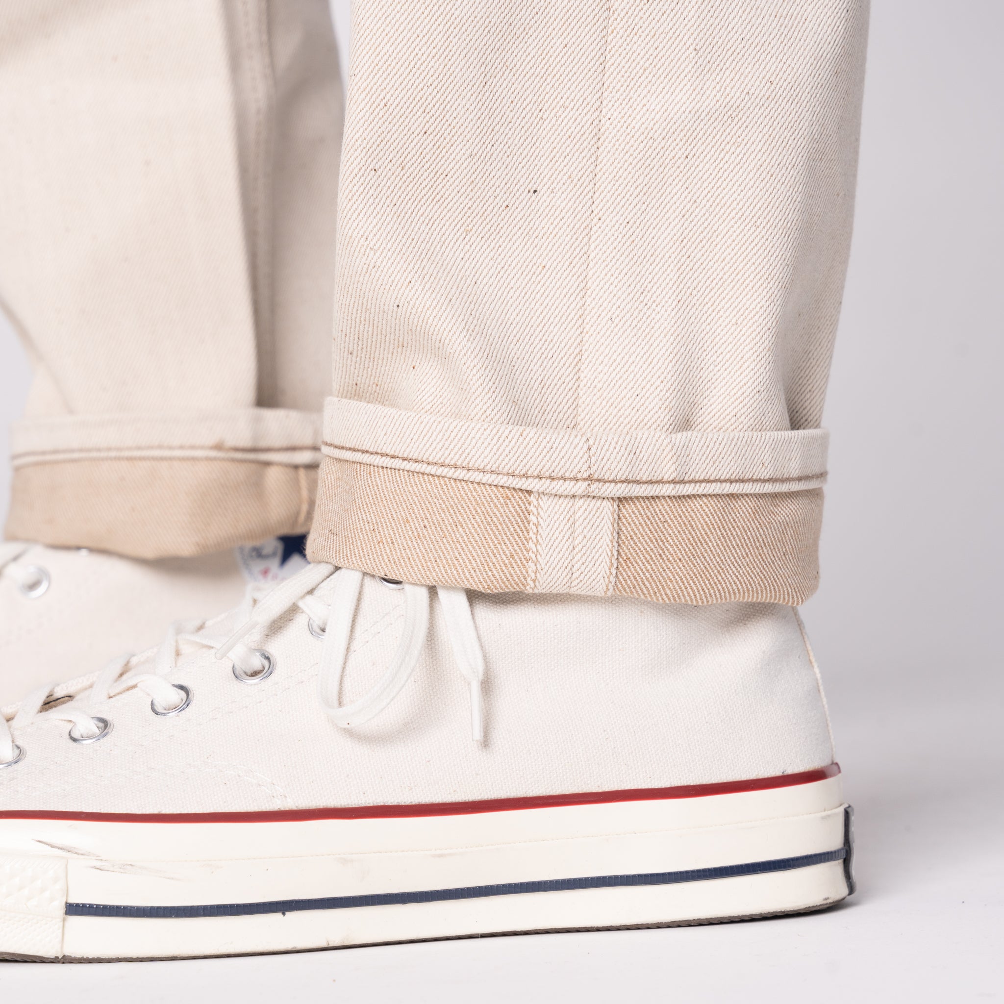 Weird Guy - All Natural Ecru Foxfibre® Selvedge by Naked & Famous Denim