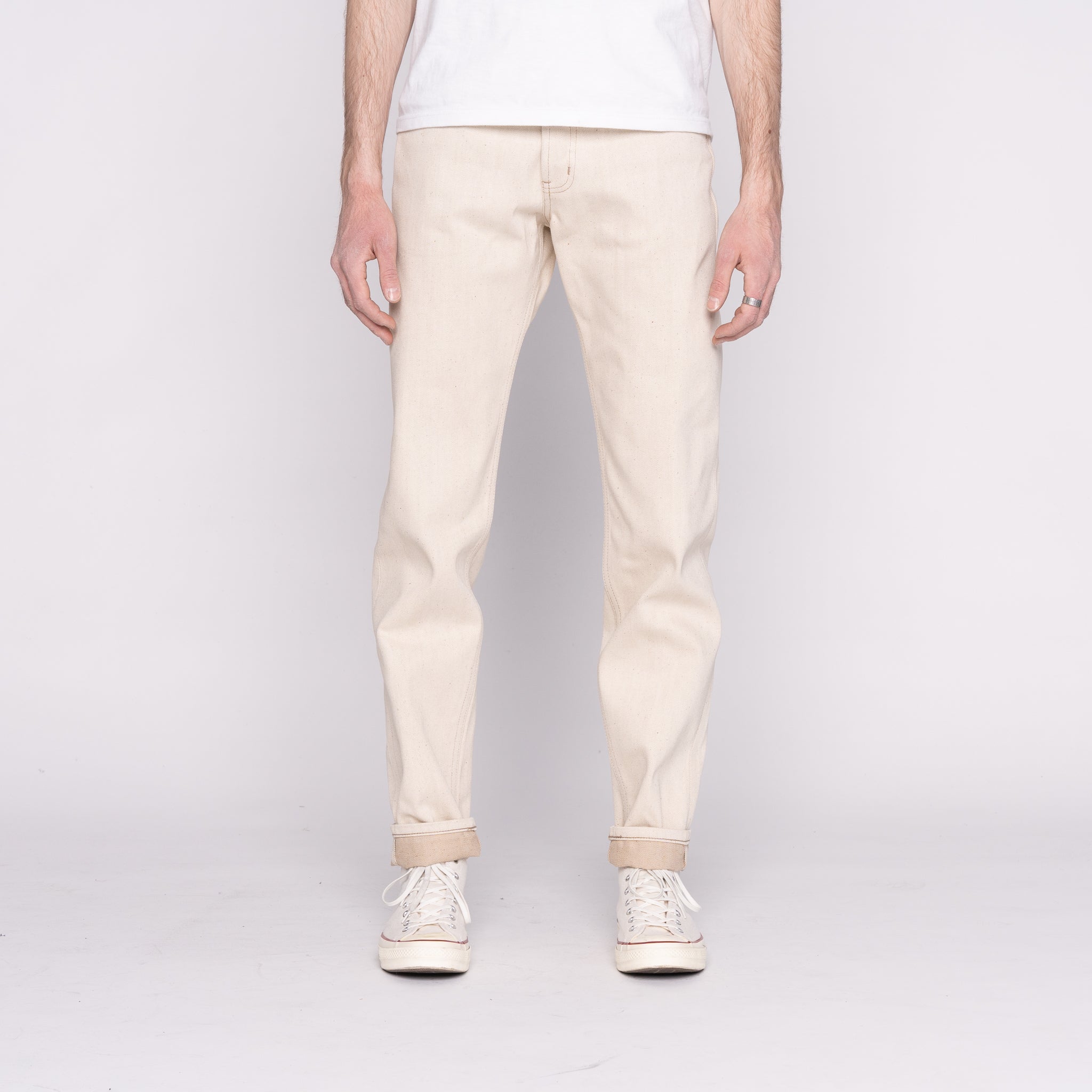 Easy Guy - All Natural Ecru Foxfibre® Selvedge by Naked & Famous Denim