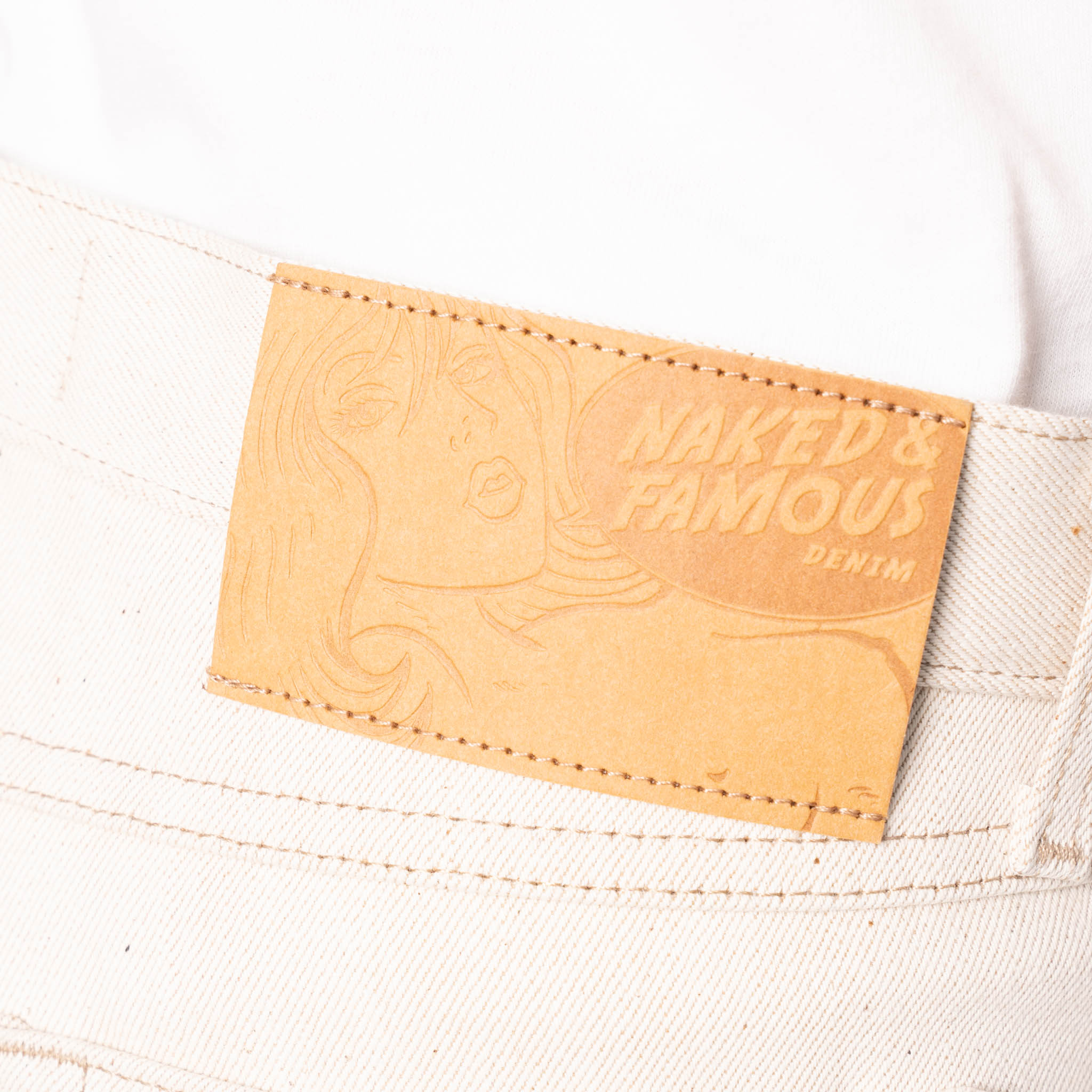 True Guy - All Natural Ecru Foxfibre® Selvedge by Naked & Famous Denim