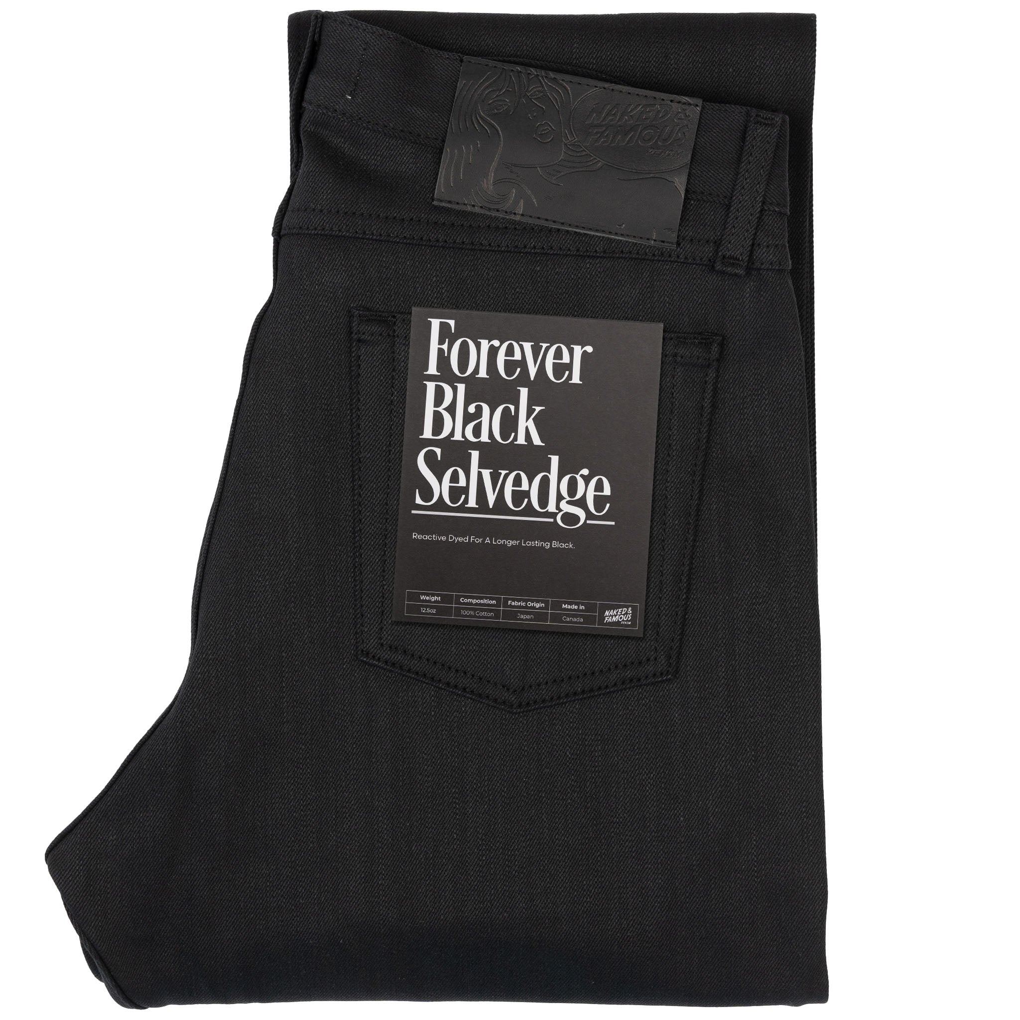 True Guy - Forever Black Selvedge by Naked & Famous Denim