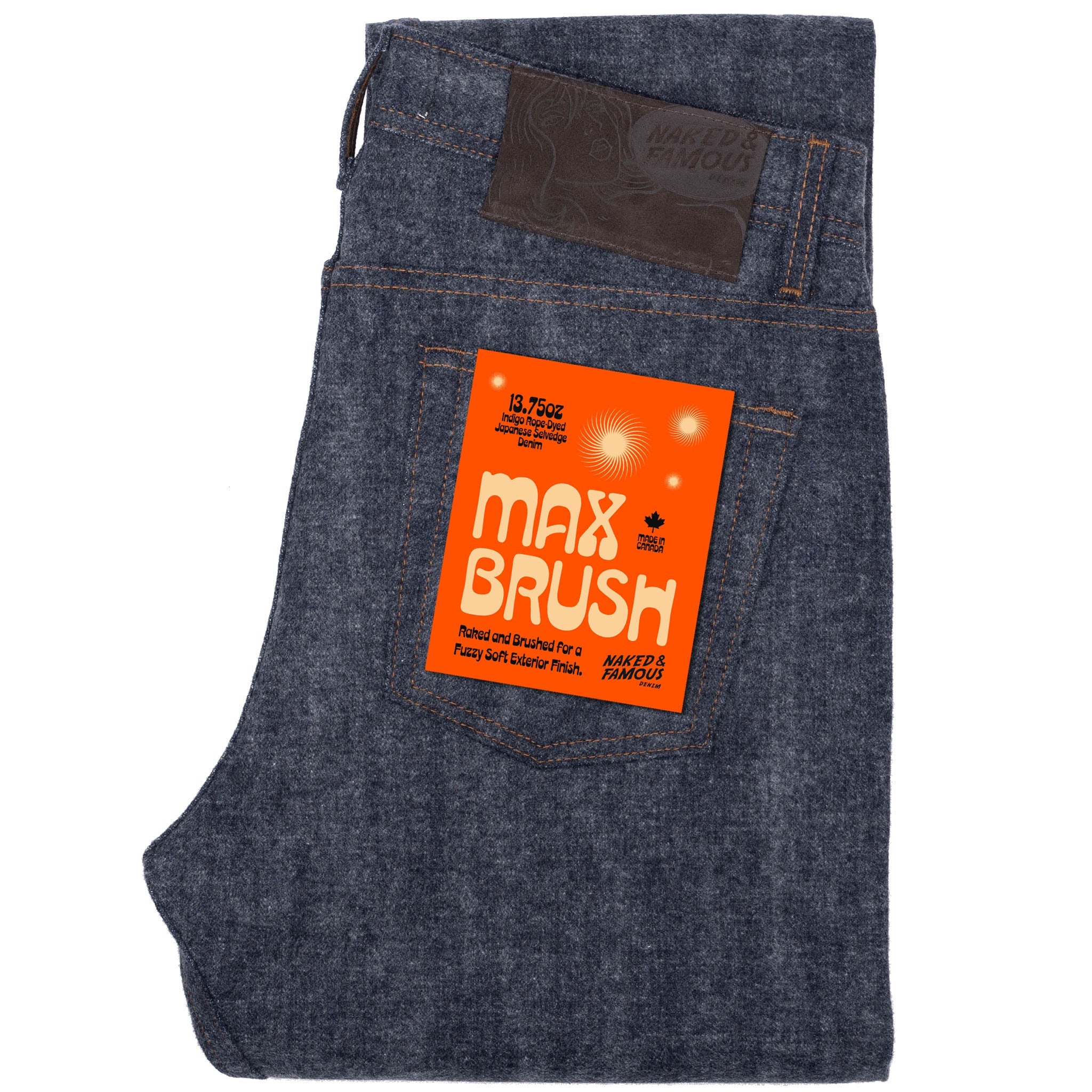 Weird Guy - Max Brush Selvedge - Indigo by Naked & Famous Denim