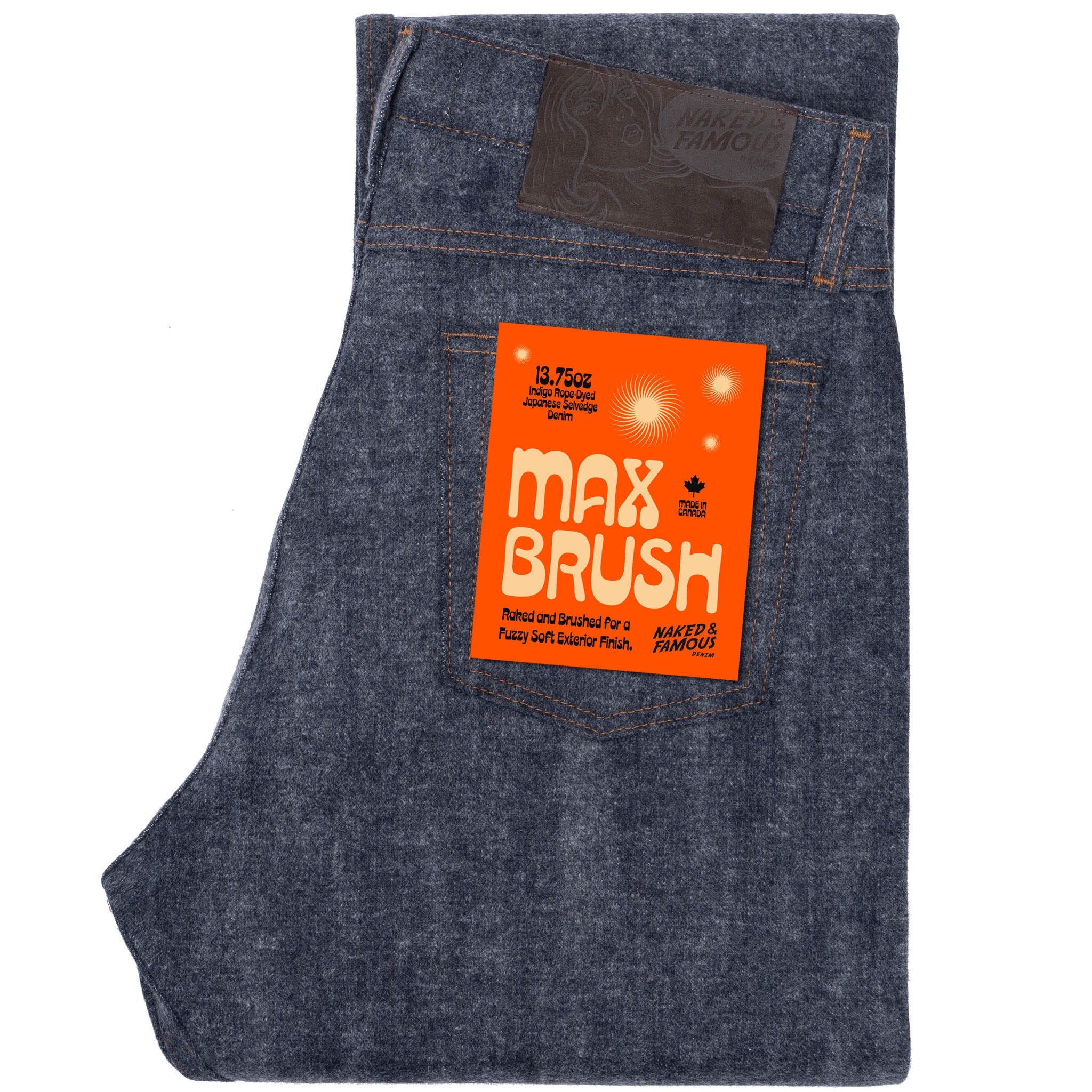 True Guy - Max Brush Selvedge - Indigo by Naked & Famous Denim