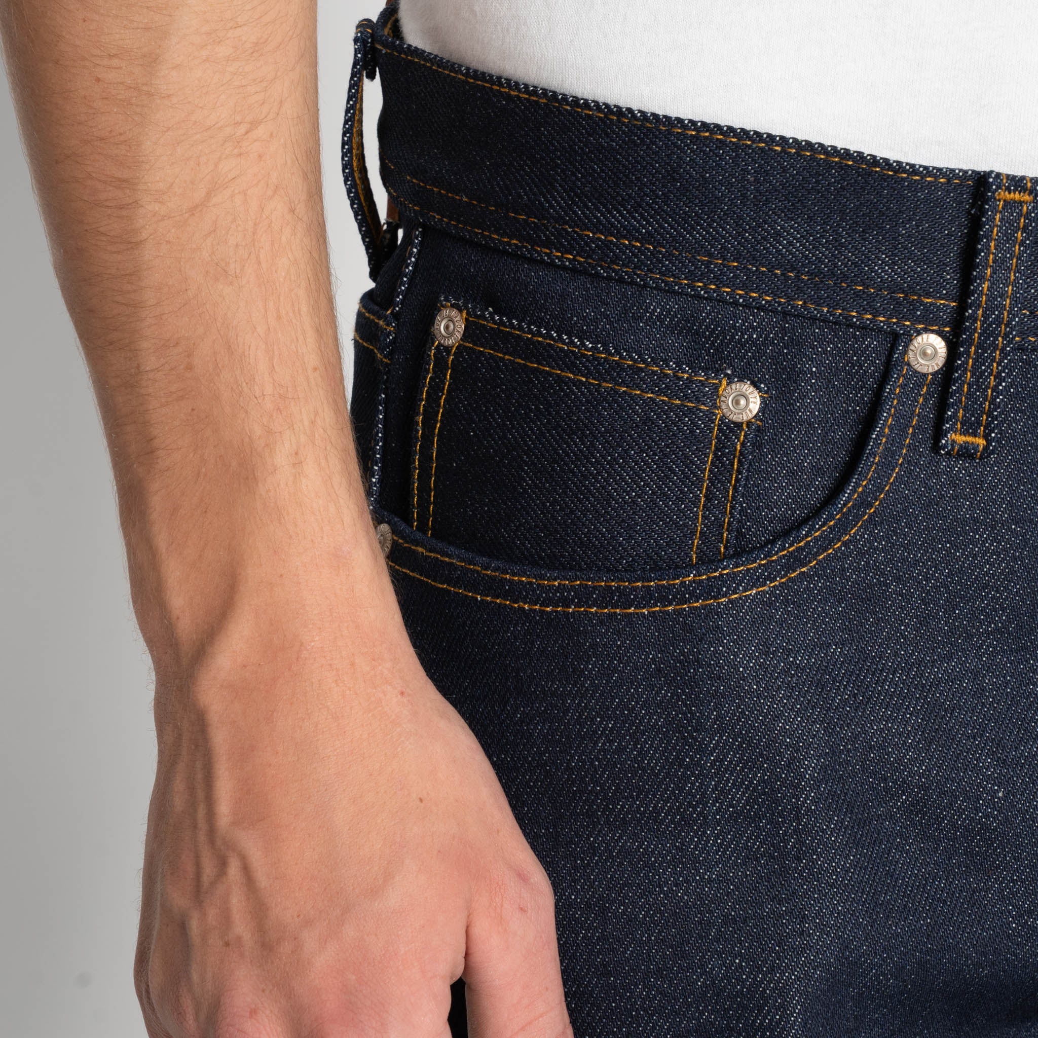 Weird Guy - Elephant 14 - Dirty Elephant Selvedge by Naked & Famous Denim