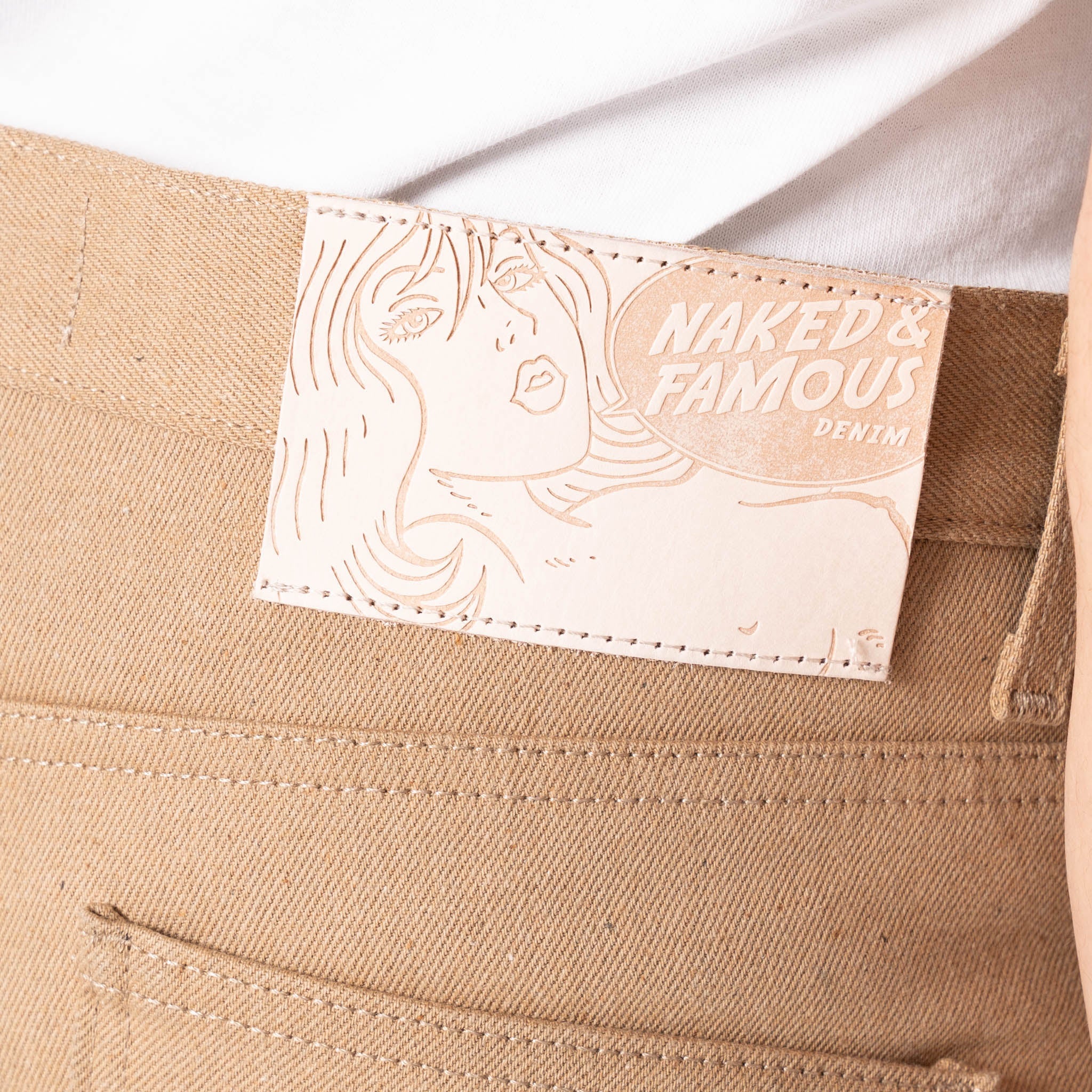 Weird Guy - Brown Fox Selvedge - Brown by Naked & Famous Denim
