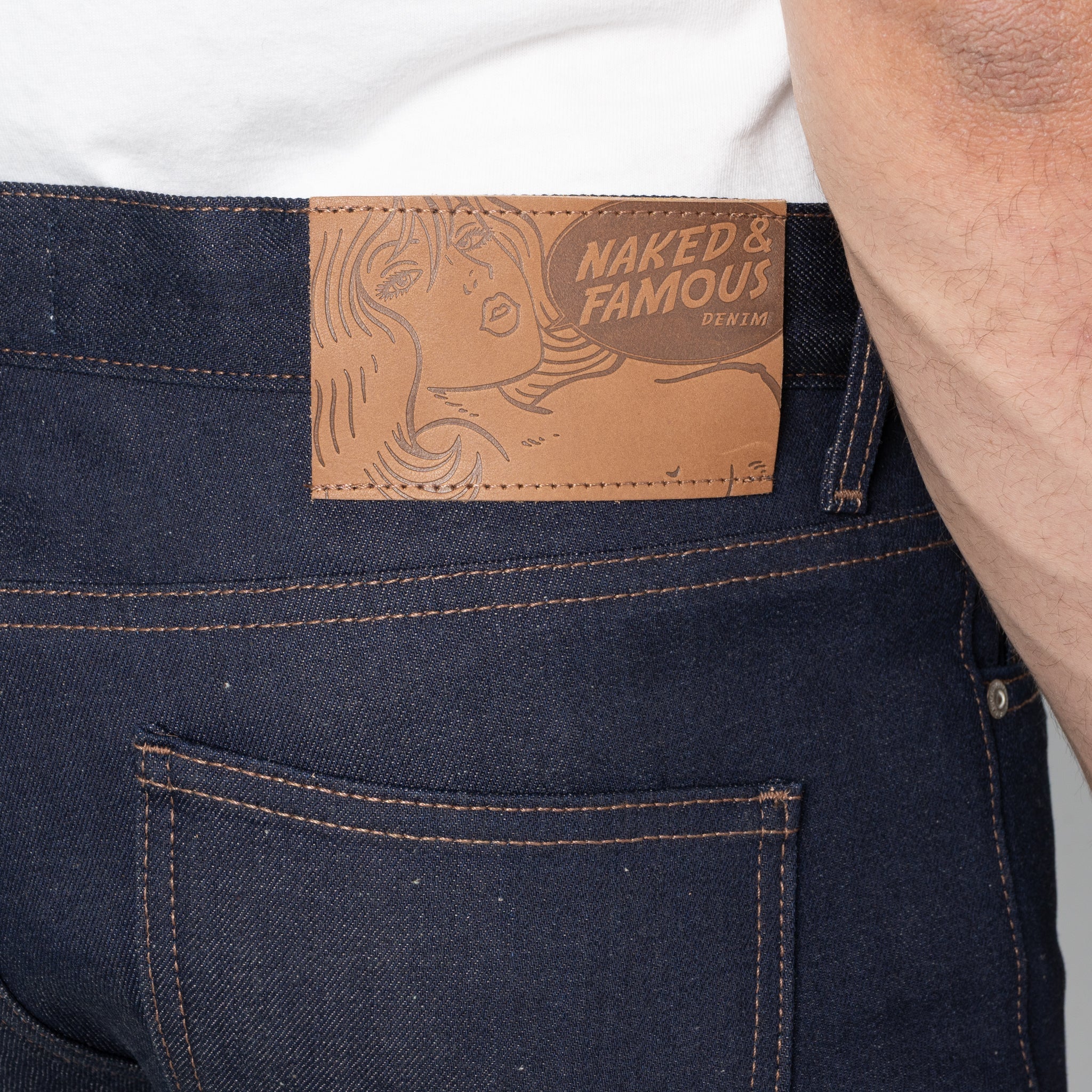 Super Guy - Coffee Dye Selvedge - Indigo by Naked & Famous Denim