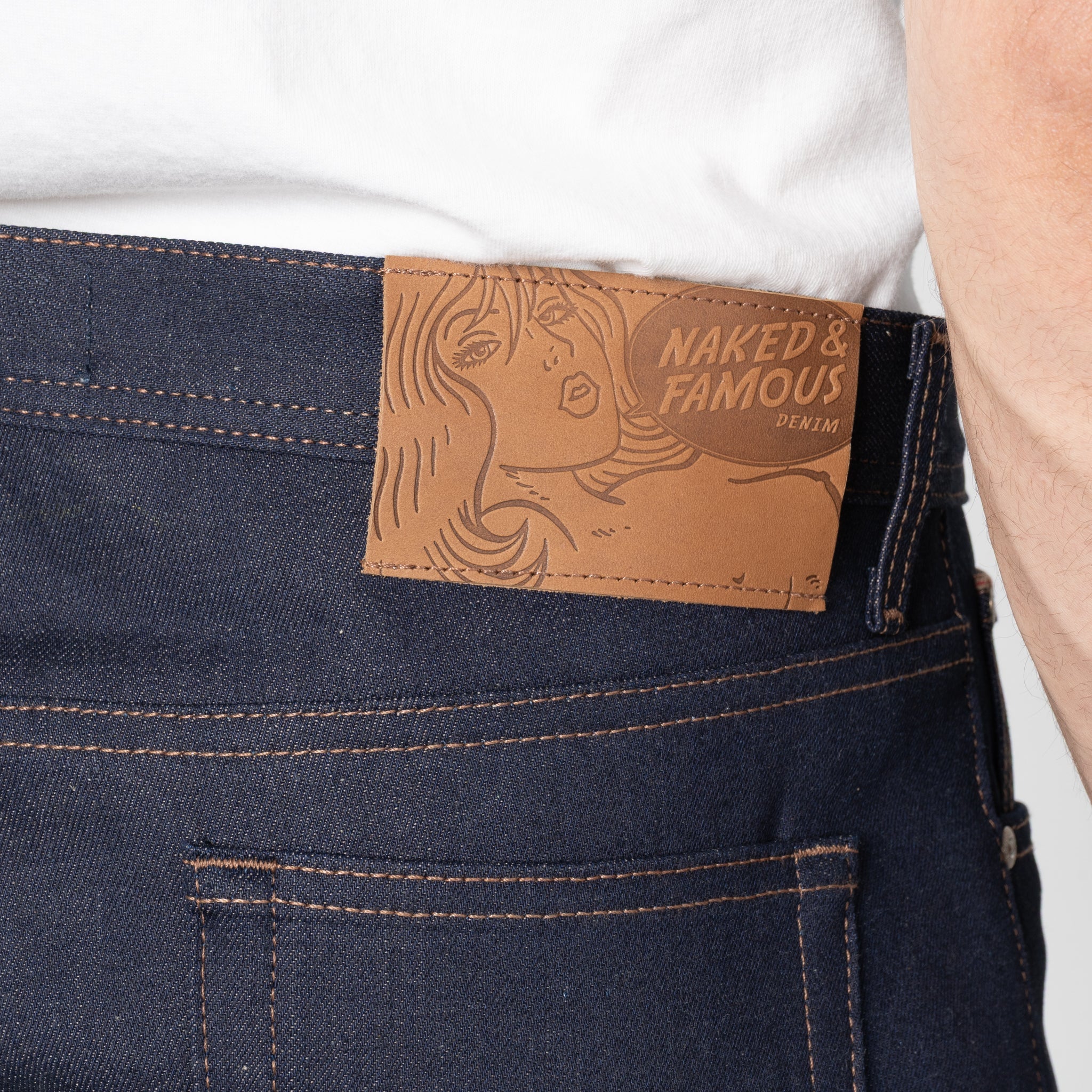 Weird Guy - Coffee Dye Selvedge - Indigo by Naked & Famous Denim