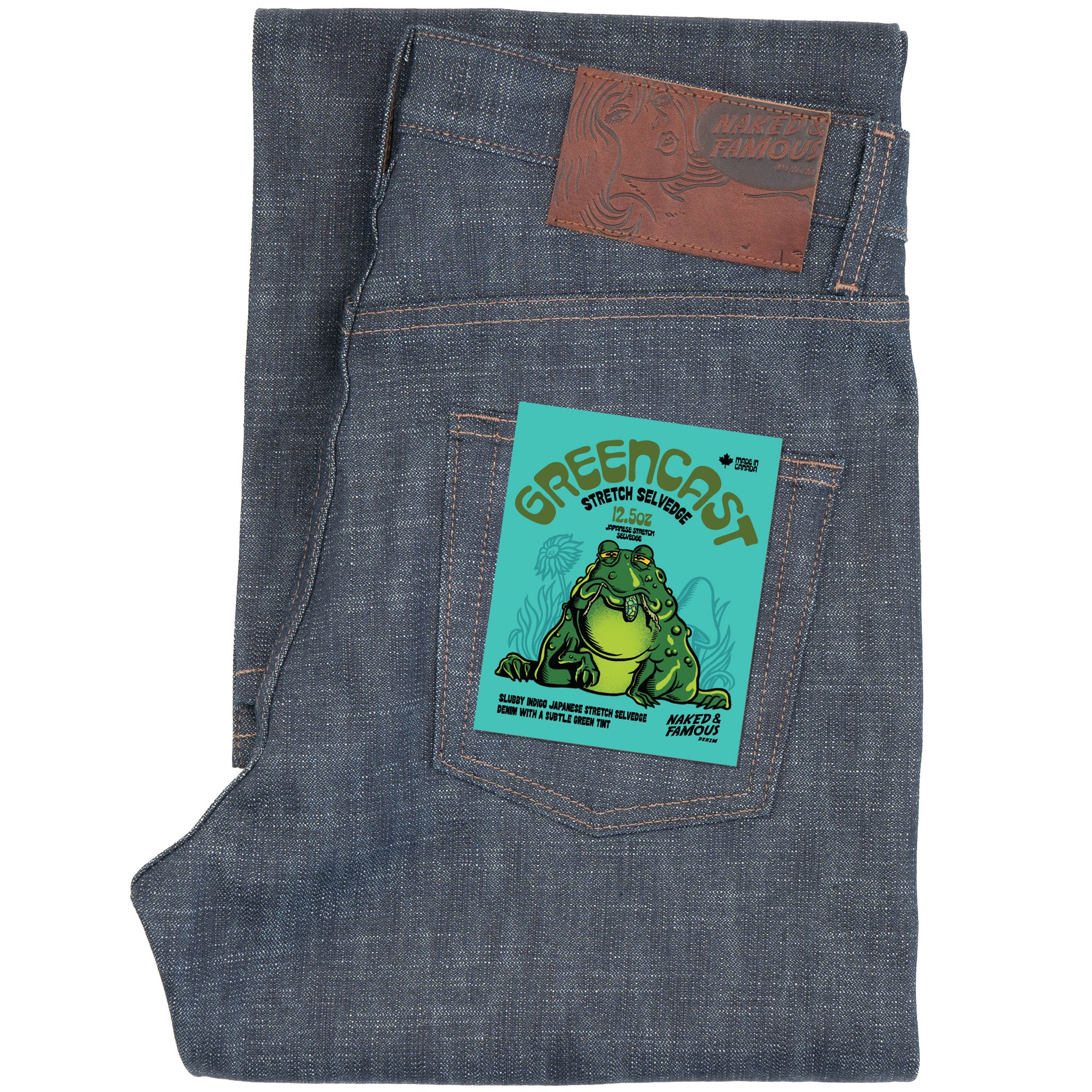 Strong Guy - Greencast Stretch Selvedge by Naked & Famous Denim