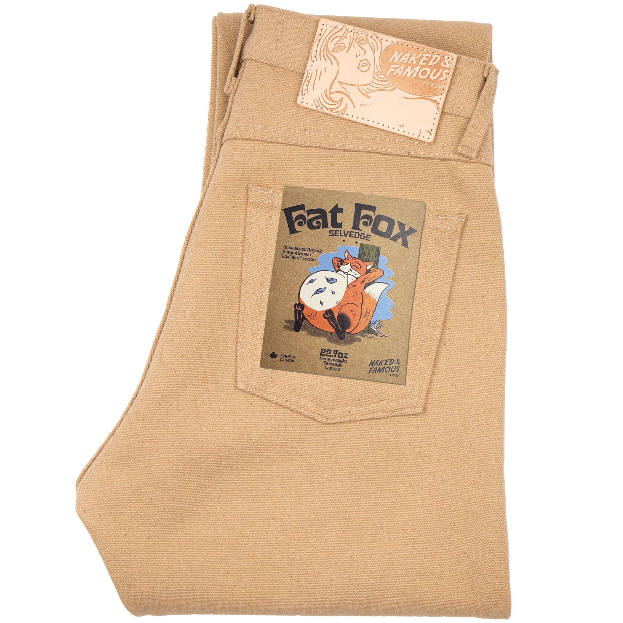 True Guy - Fat Fox Selvedge - Brown