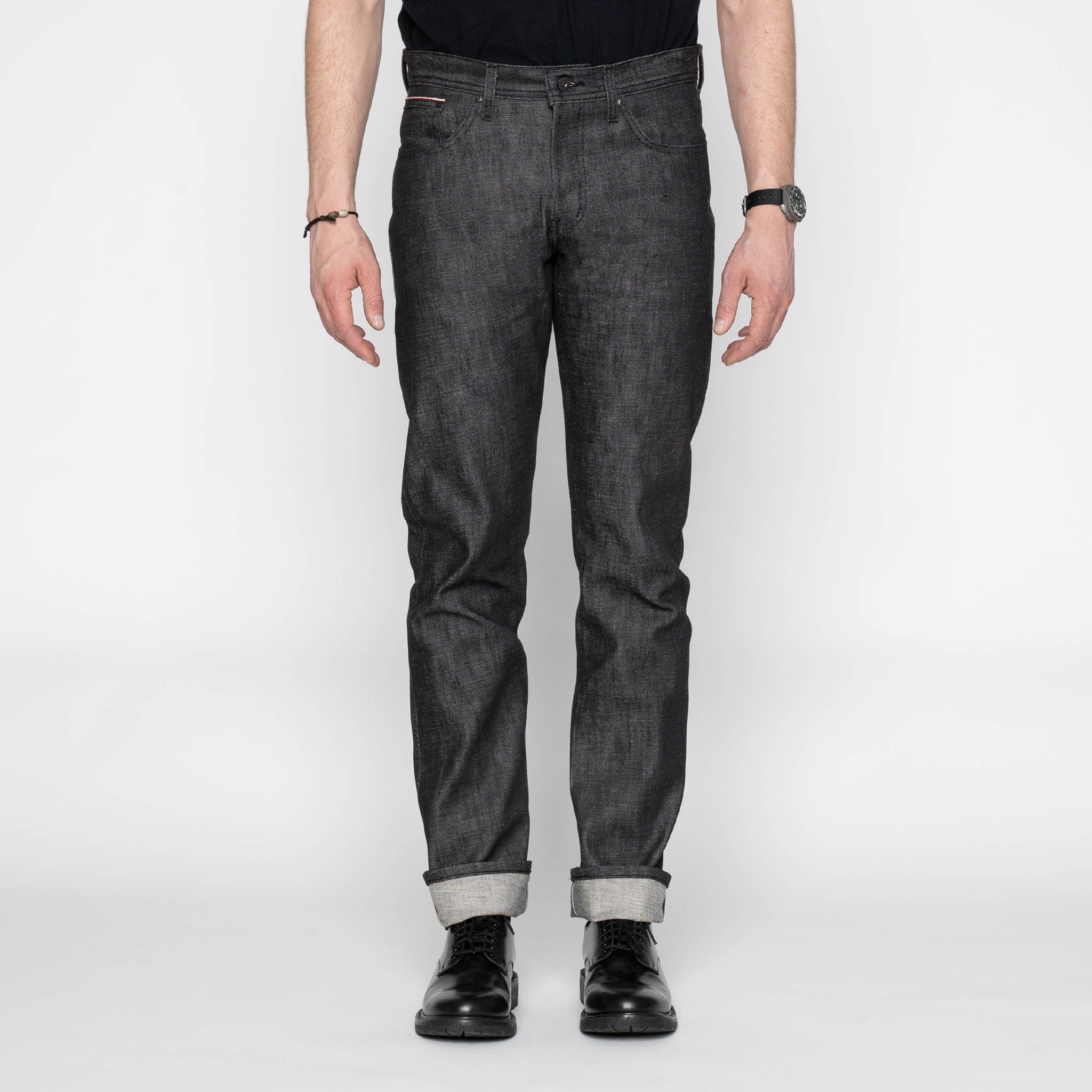 Weird Guy - Super Sexy Selvedge - Black by Naked & Famous Denim