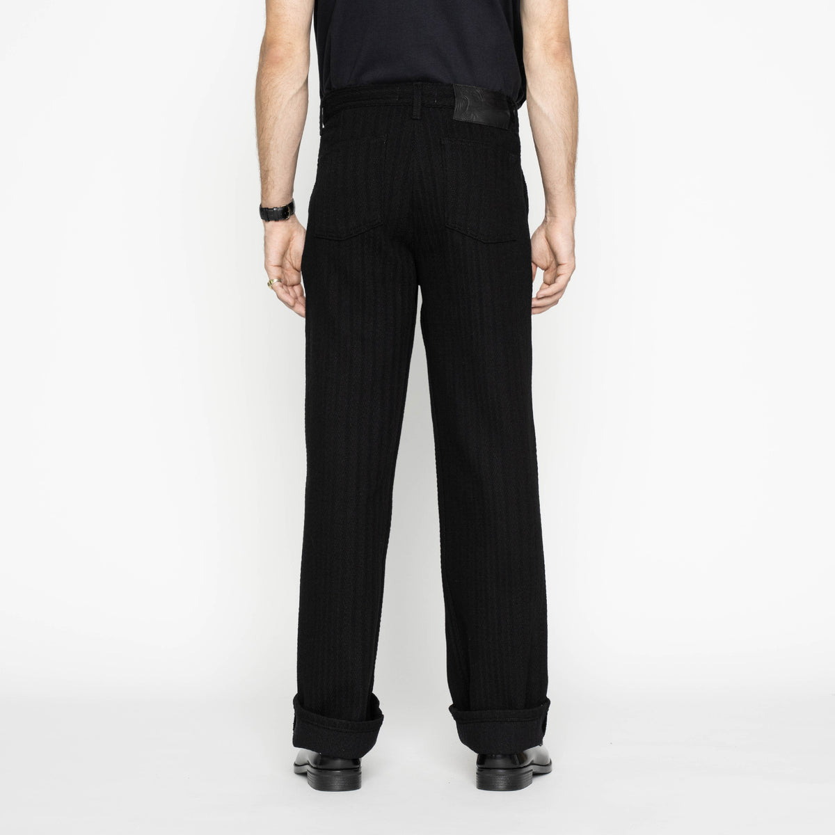 Pleated Trouser - Black Sugiaya