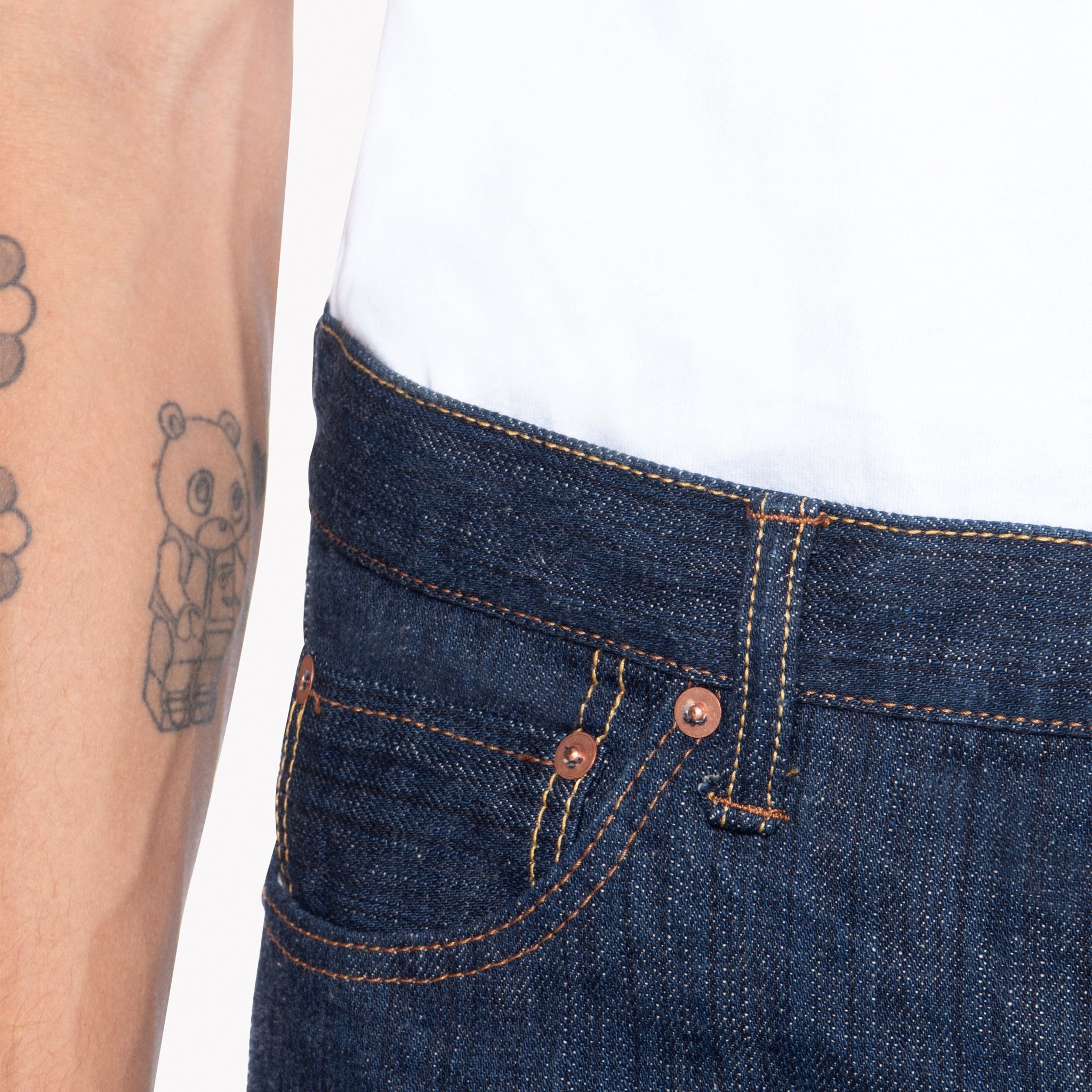 Super Guy - MIJ9 - "Tennen Ai" Natural Indigo Slub Selvedge by Naked & Famous Denim