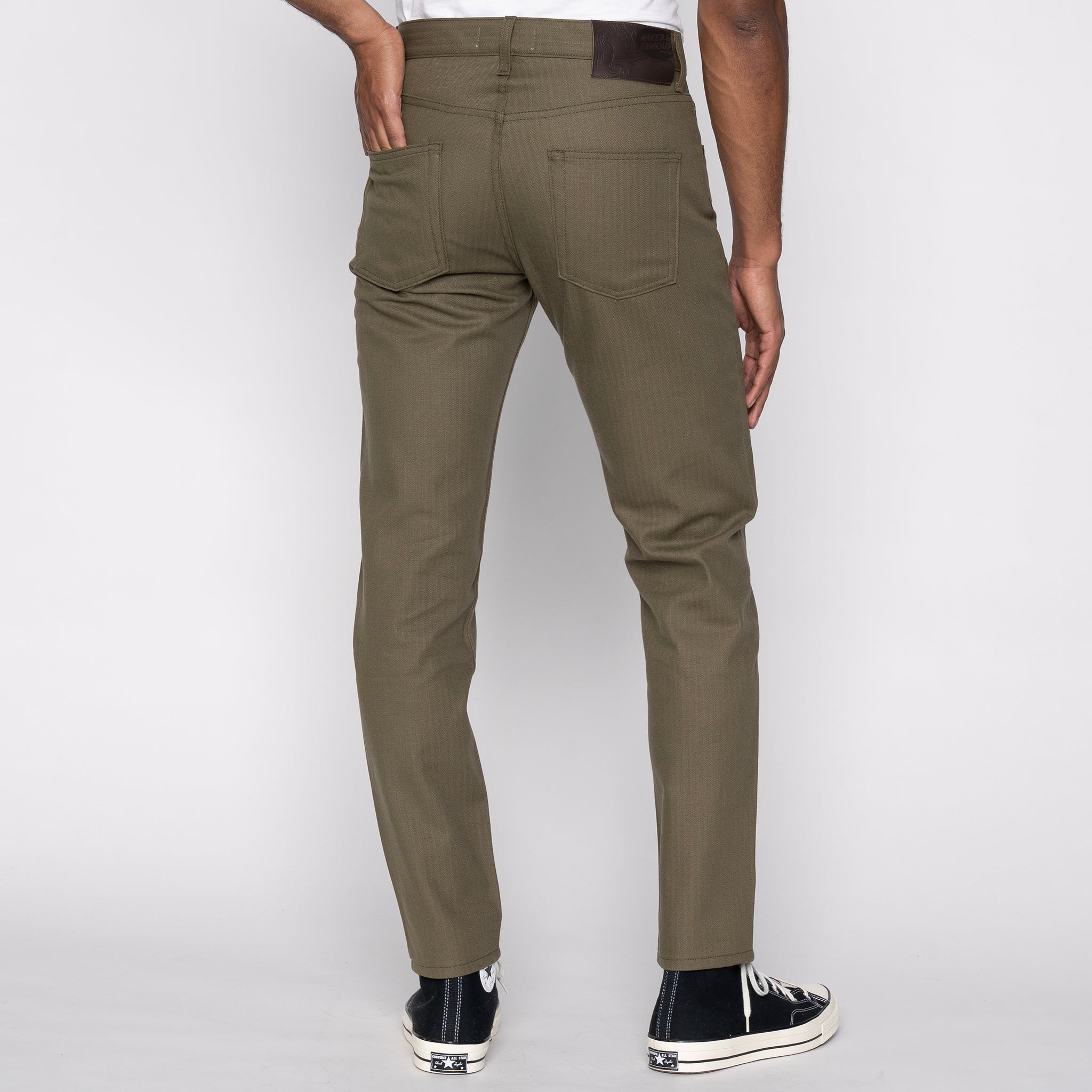 Easy Guy - Army HBT - Olive Drab by Naked & Famous Denim