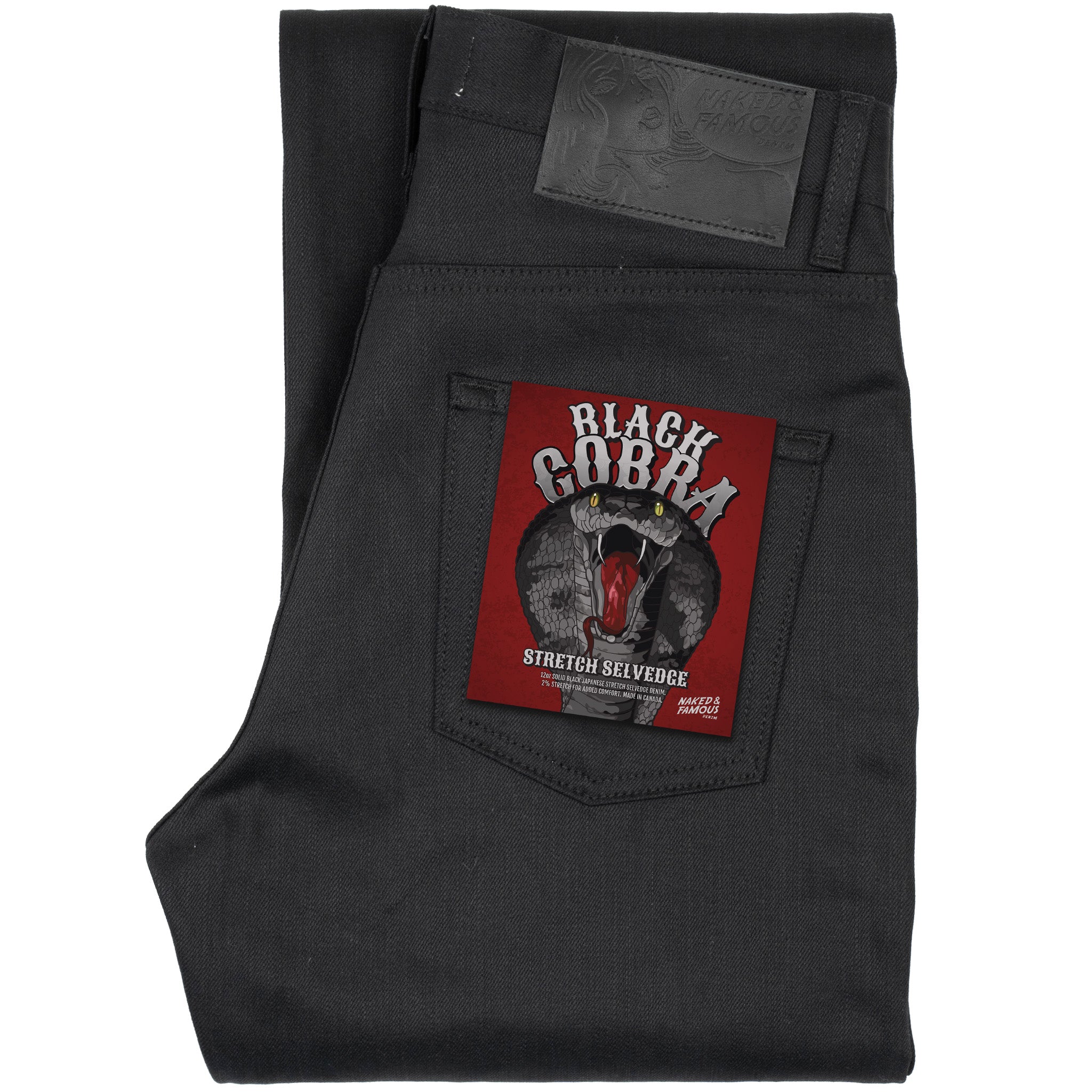 Strong Guy - Black Cobra Stretch Selvedge