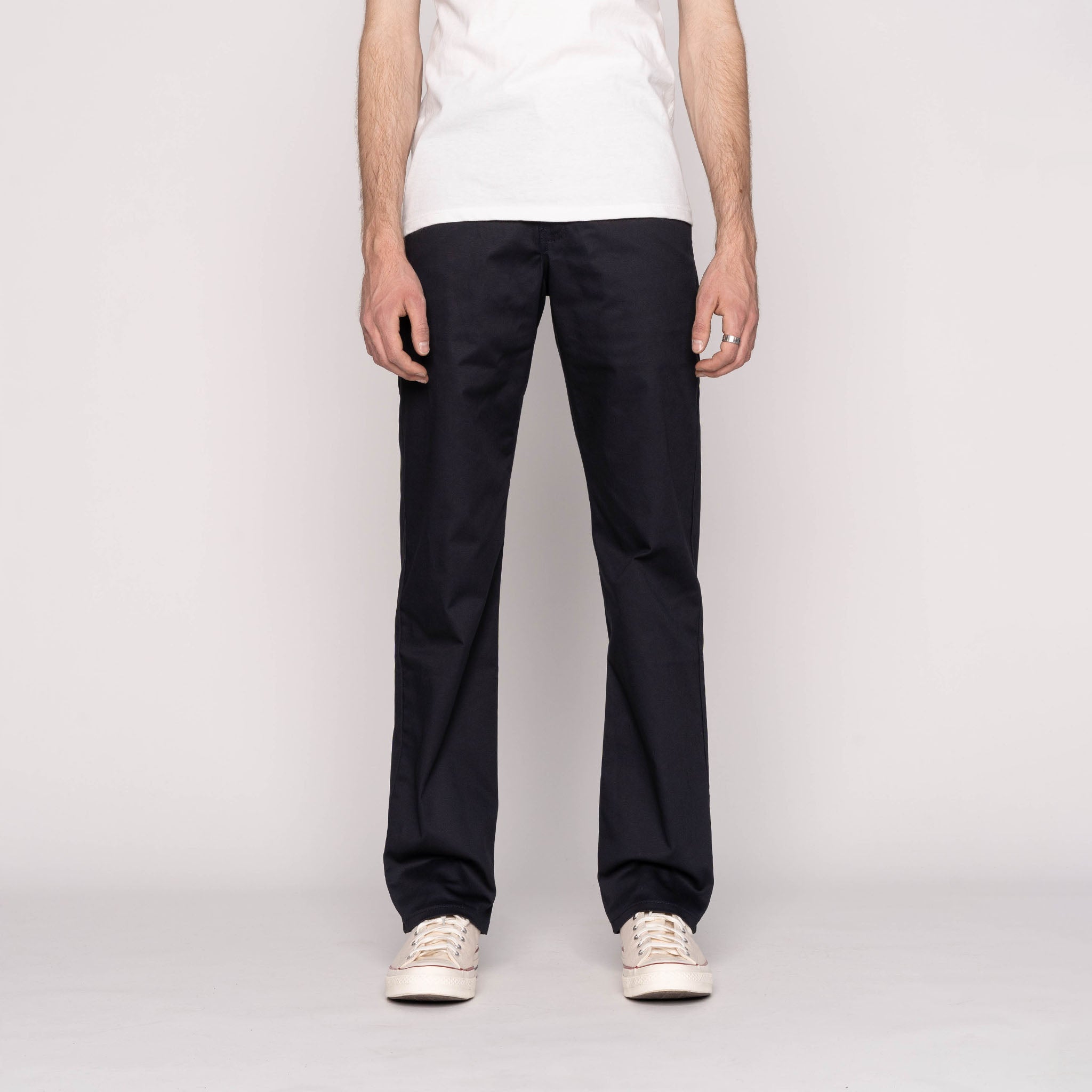 Straight Chino - Navy Stretch Twill by Naked & Famous Denim