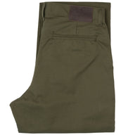Straight Chino - Green Stretch Twill by Naked & Famous Denim