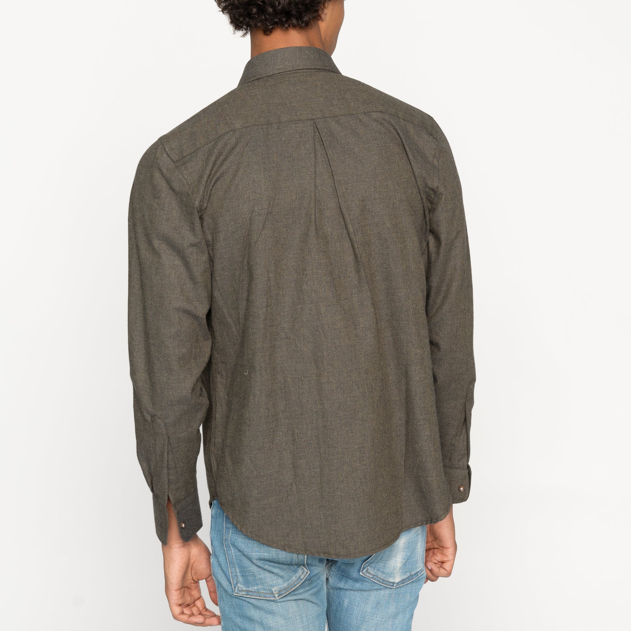 Easy Shirt - Melange Soft Twill - Deep Forest by Naked & Famous Denim