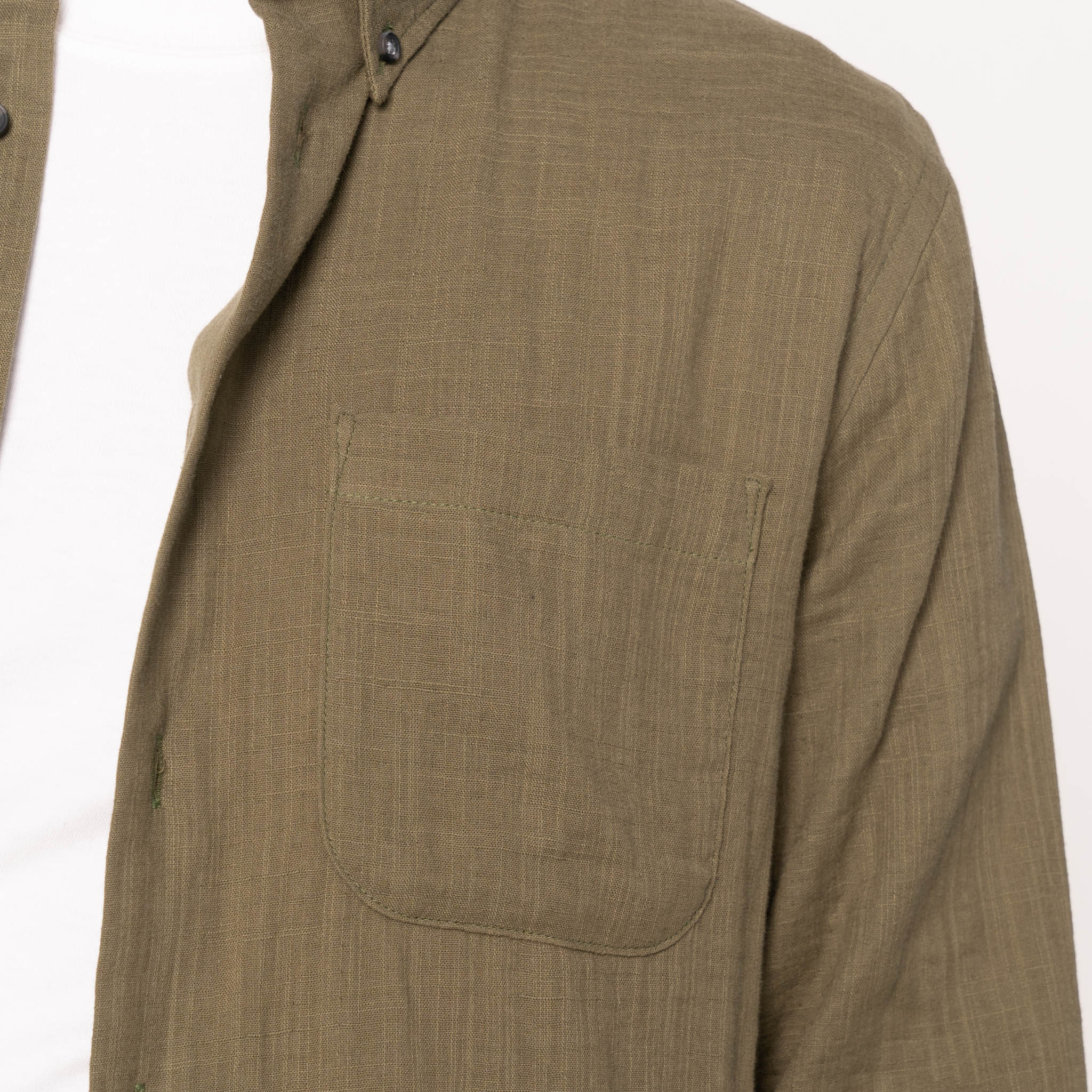 Easy Shirt - Double Weave Slub Gauze - Juniper by Naked & Famous Denim