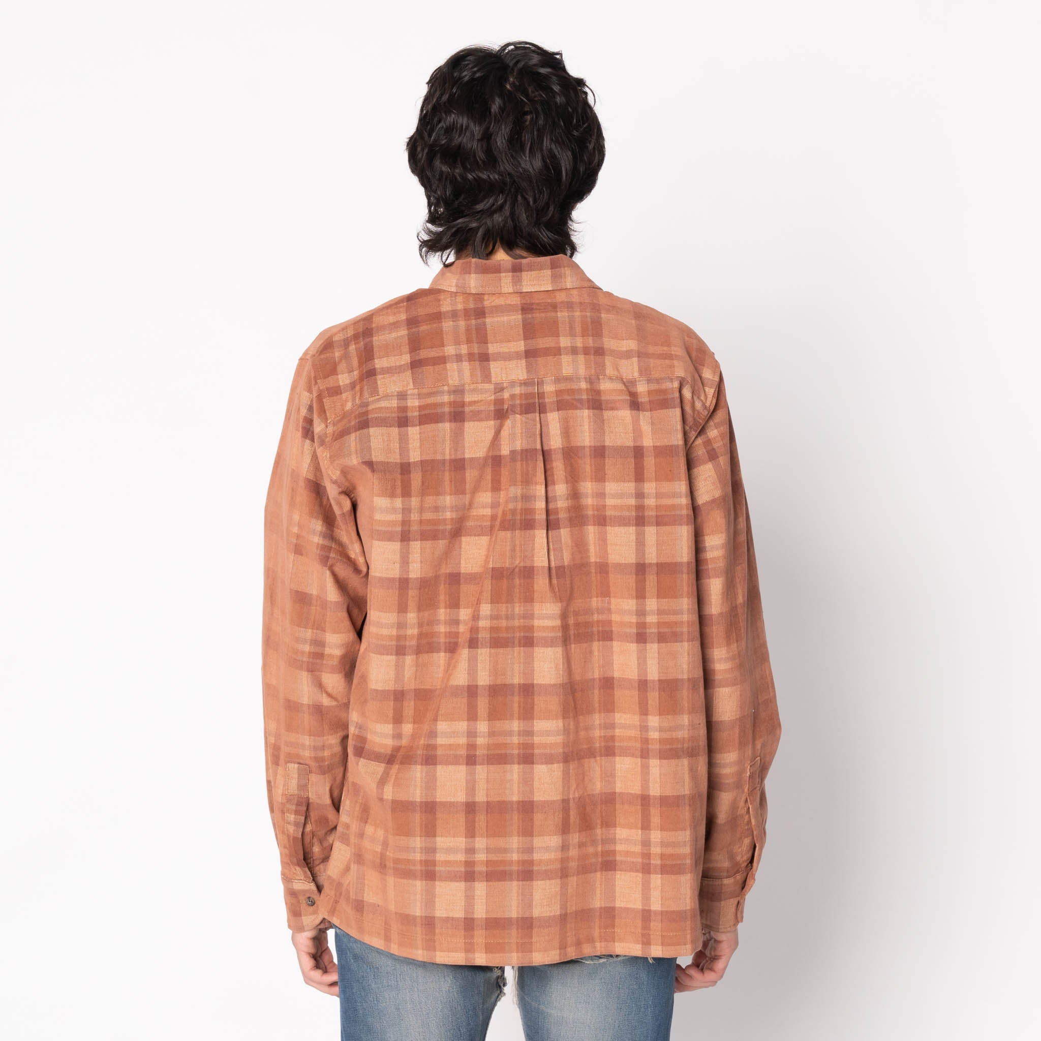 True Shirt - Corduroy Shirting (21W) - Brown / Beige by Naked & Famous Denim