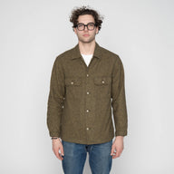 Work Shirt - Herringbone Triple Twist - Forest by Naked & Famous Denim
