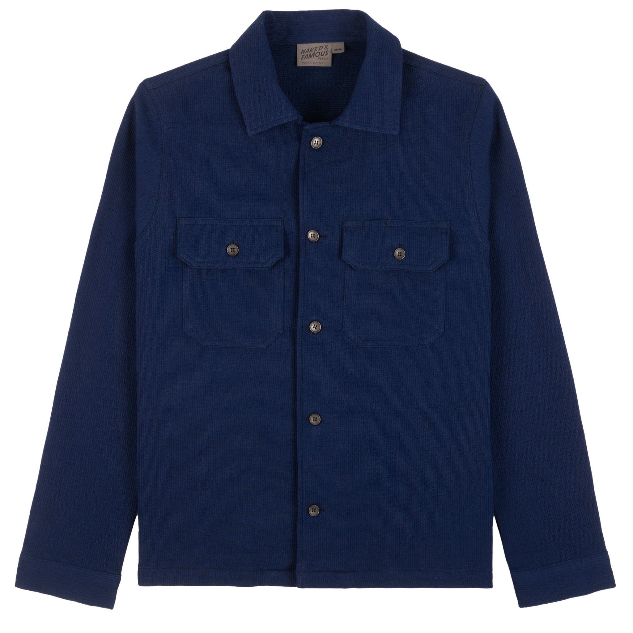 Work Shirt - Loose Weave Dobby - Indigo by Naked & Famous Denim