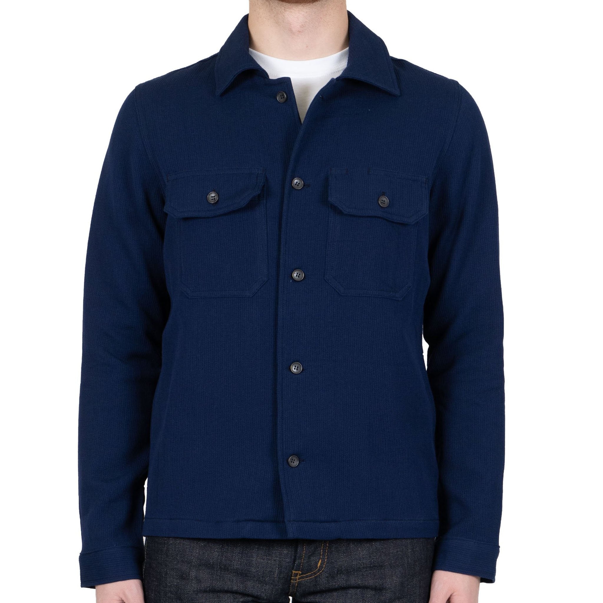 Work Shirt - Loose Weave Dobby - Indigo by Naked & Famous Denim